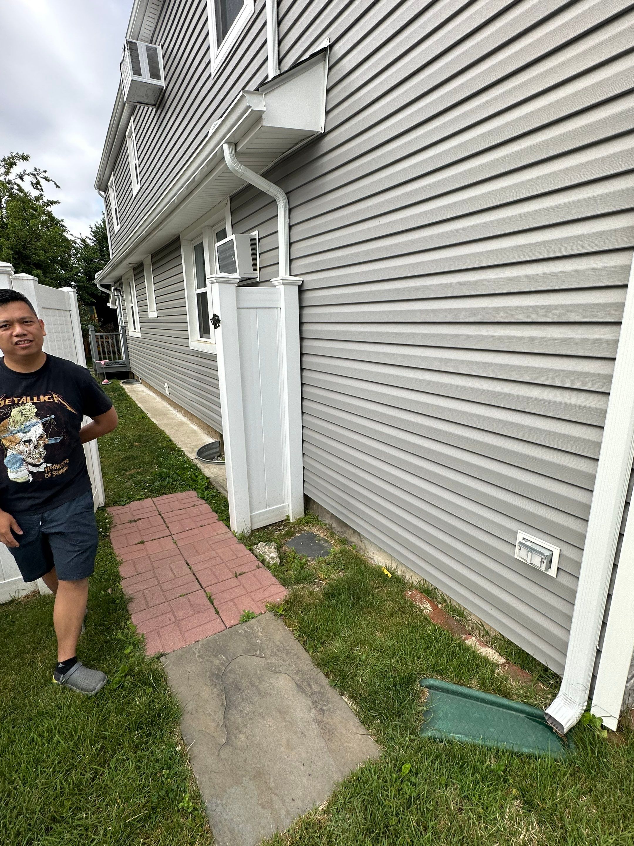 Gutter Reconfiguration. Oceanside New York by Above All Gutters 