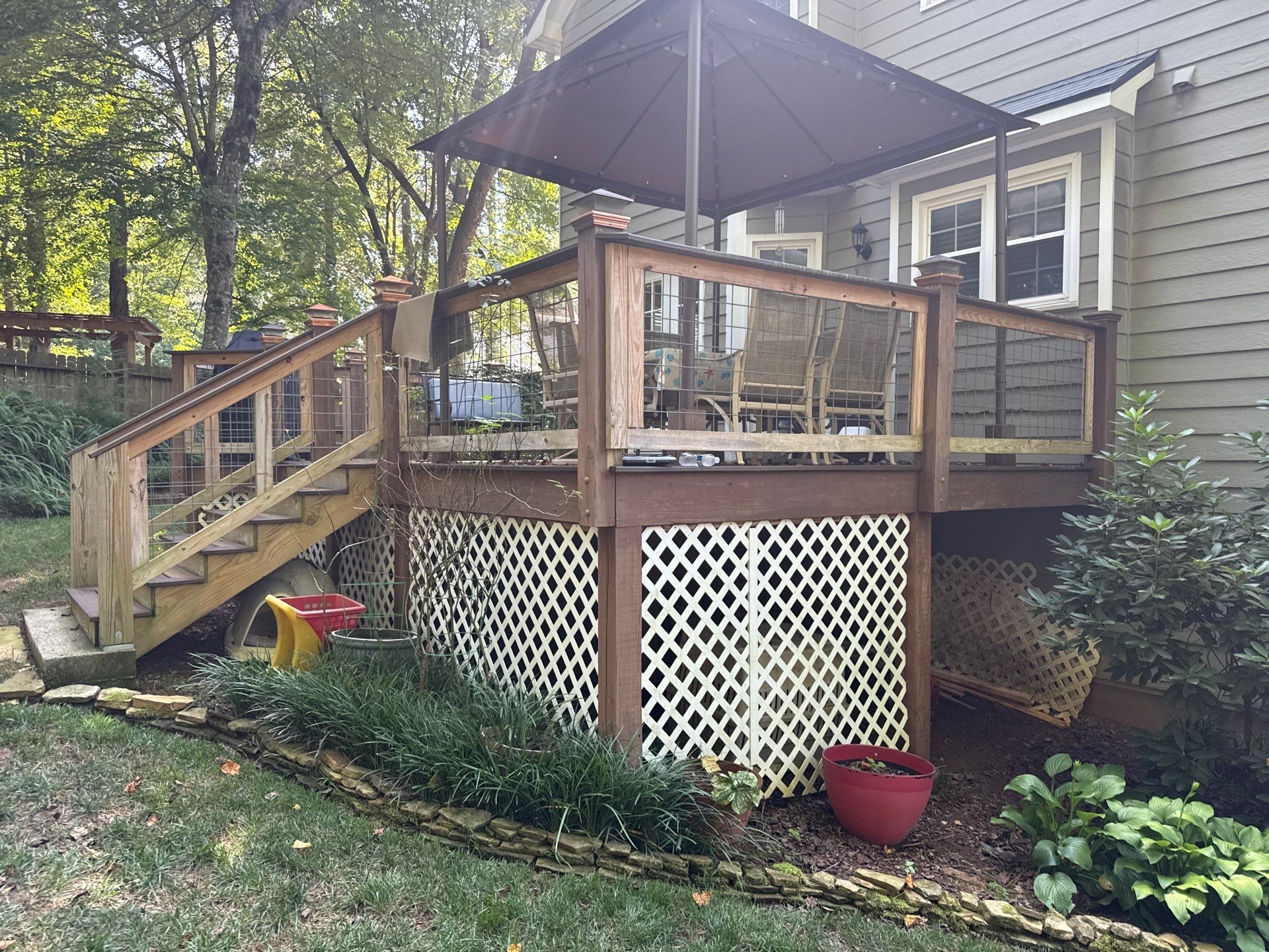 Siding, Rotten Wood, and Lattice Replacement with Exterior Painting by Nelson Exteriors 