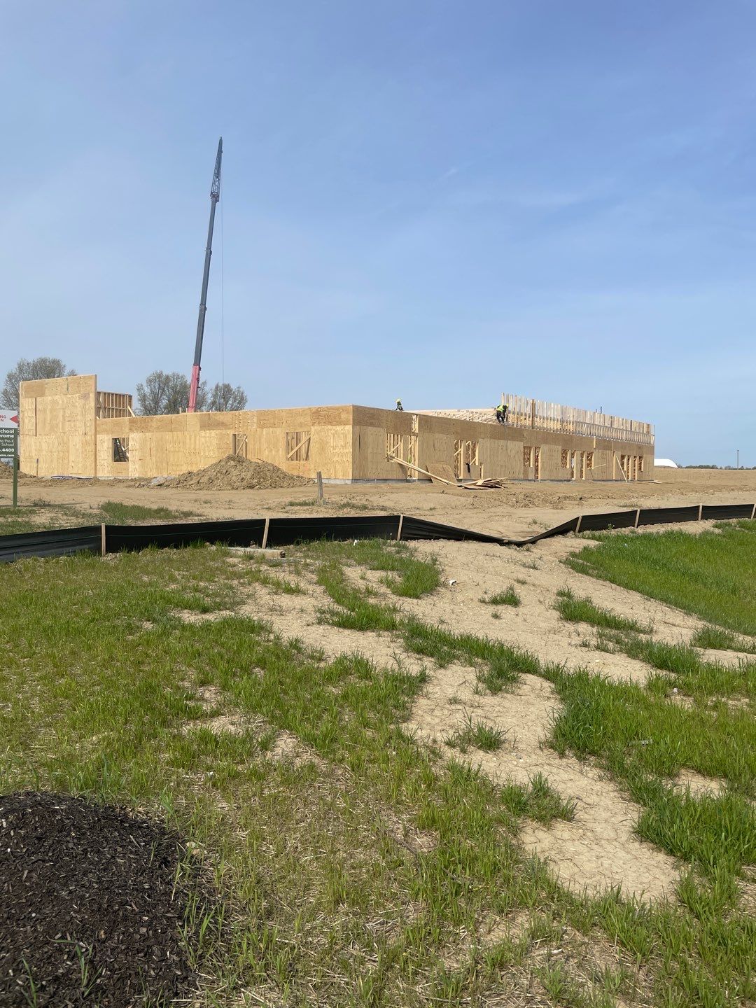 Commercial Roofing Installation using 60 mil rubber roof  by Nitro Roofing and Construction