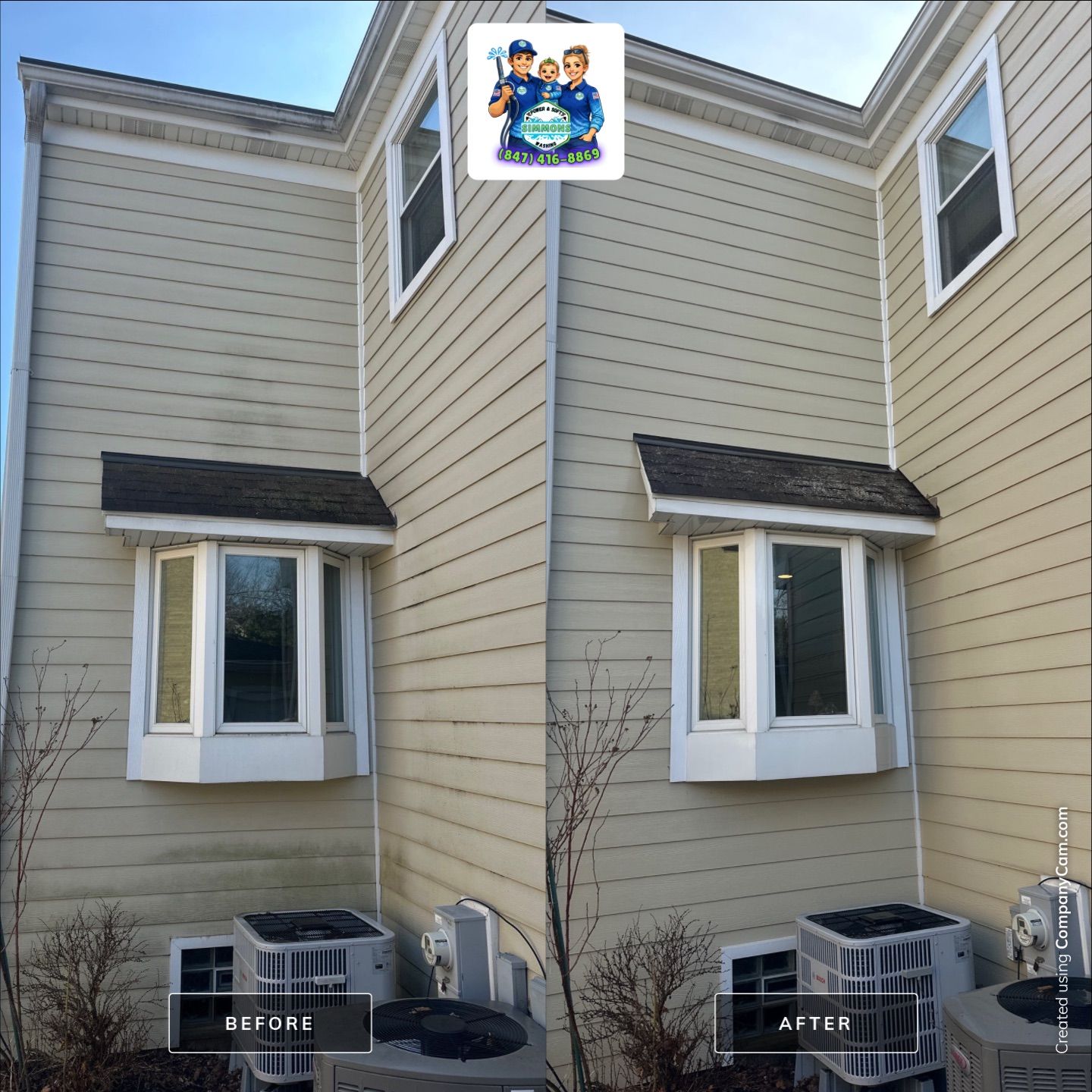 Project in Glenview by Simmons Power & Soft Washing