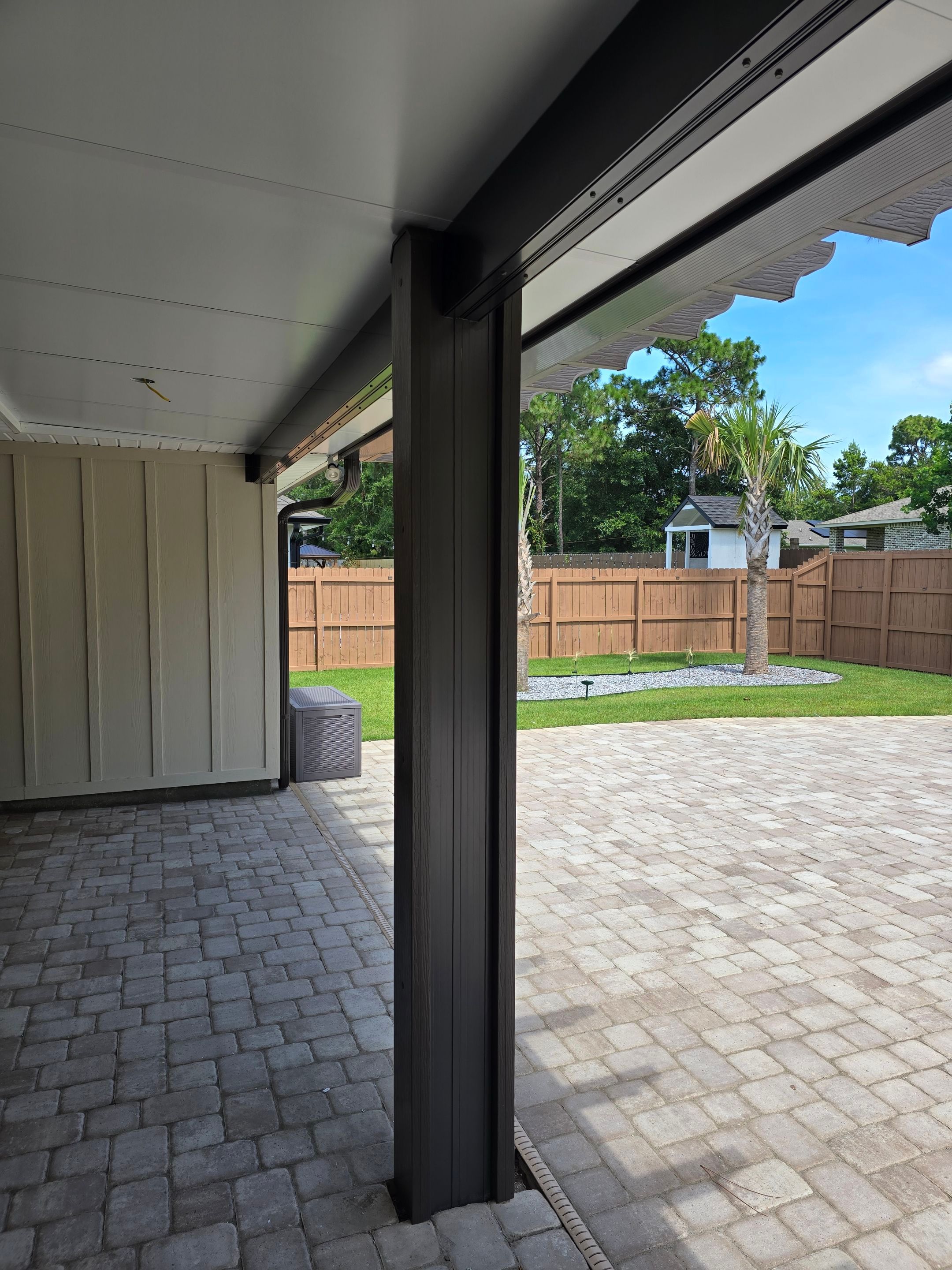 Patio Cover using Colorbeam by Titan Sunrooms