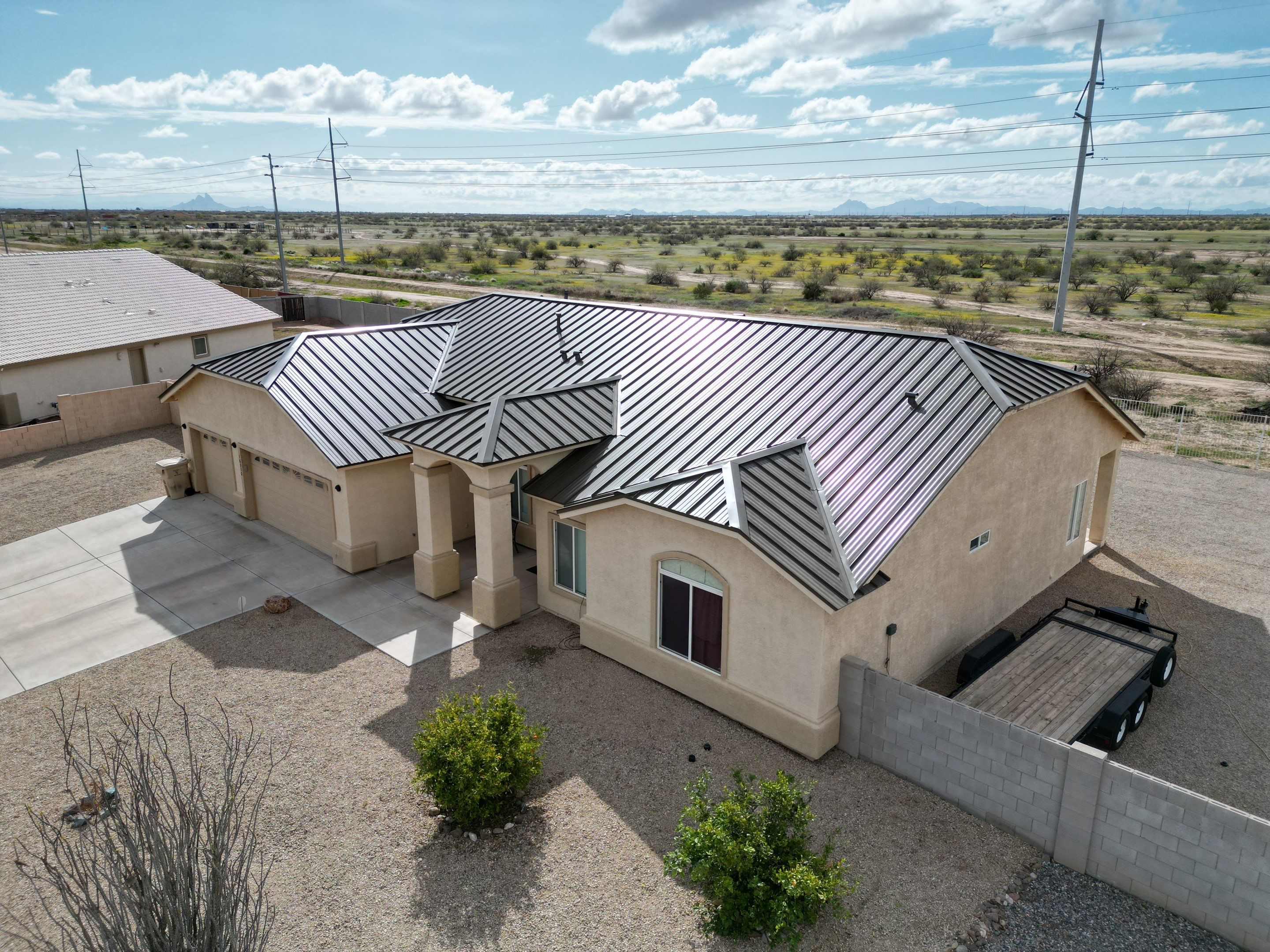 Khaki Gray Standing Seam by Reimagine Roofing