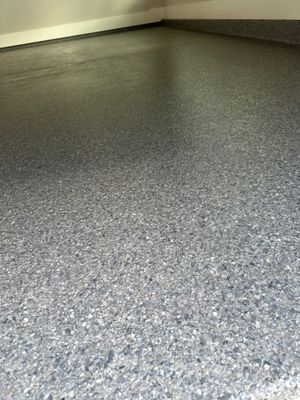 Garage Floor Coating using Briar