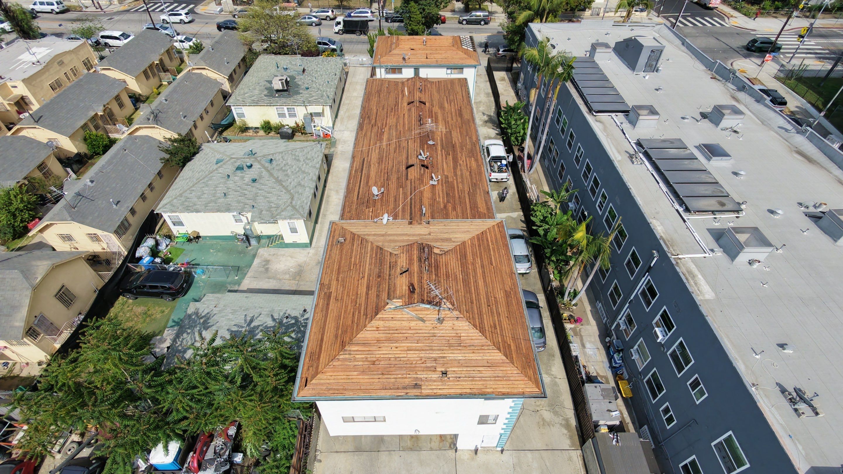 Apartment Building in East LA by Hull Brothers Roofing