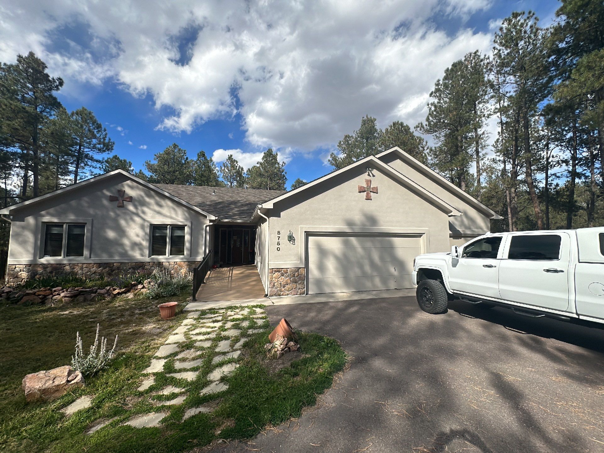 Storm Related Insurance Claim by Alpine: Roofing, Stucco, Windows, and Doors