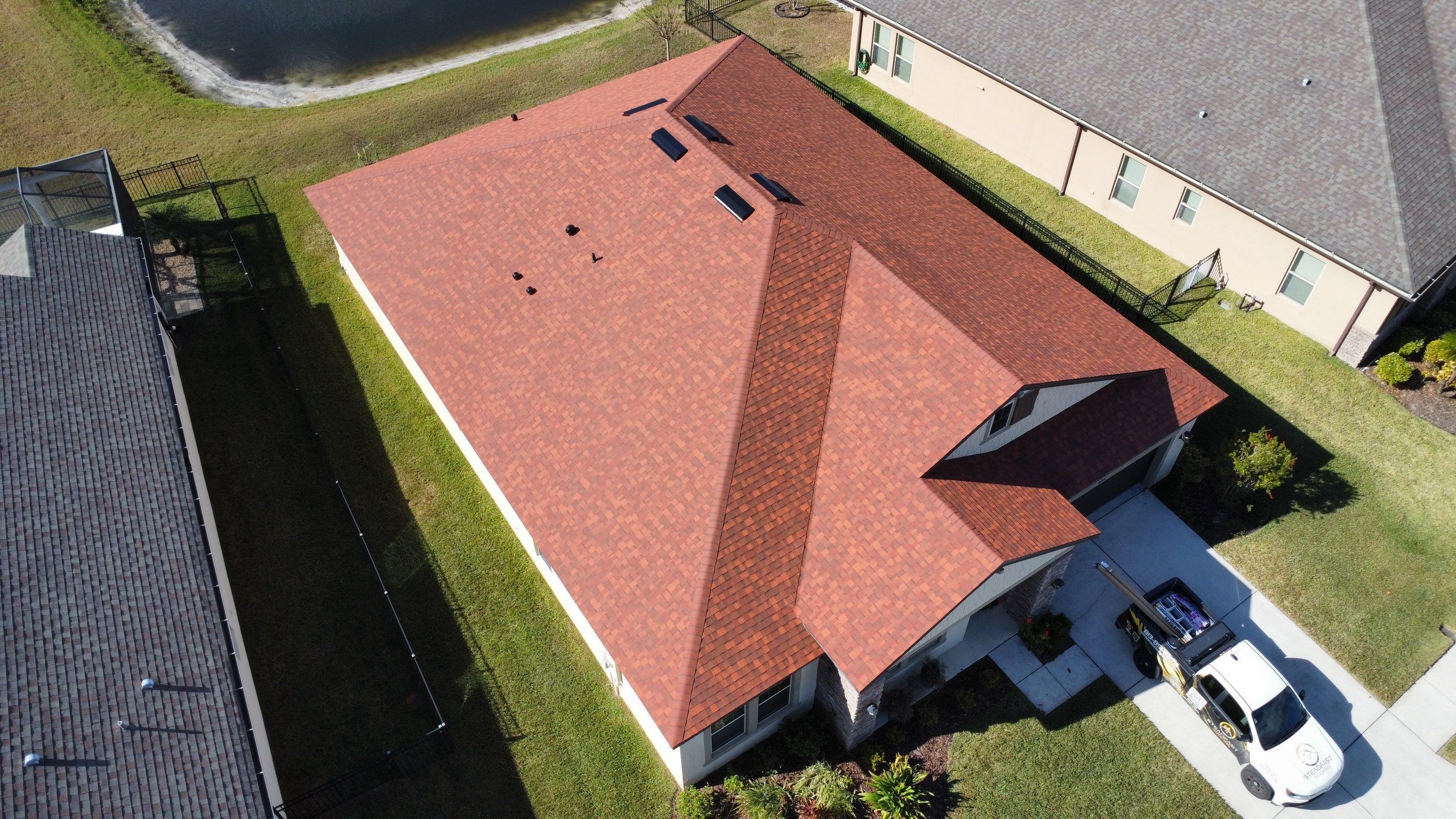 Roof Replacement in Wesley Chapel FL. by Steadfast Roofing 