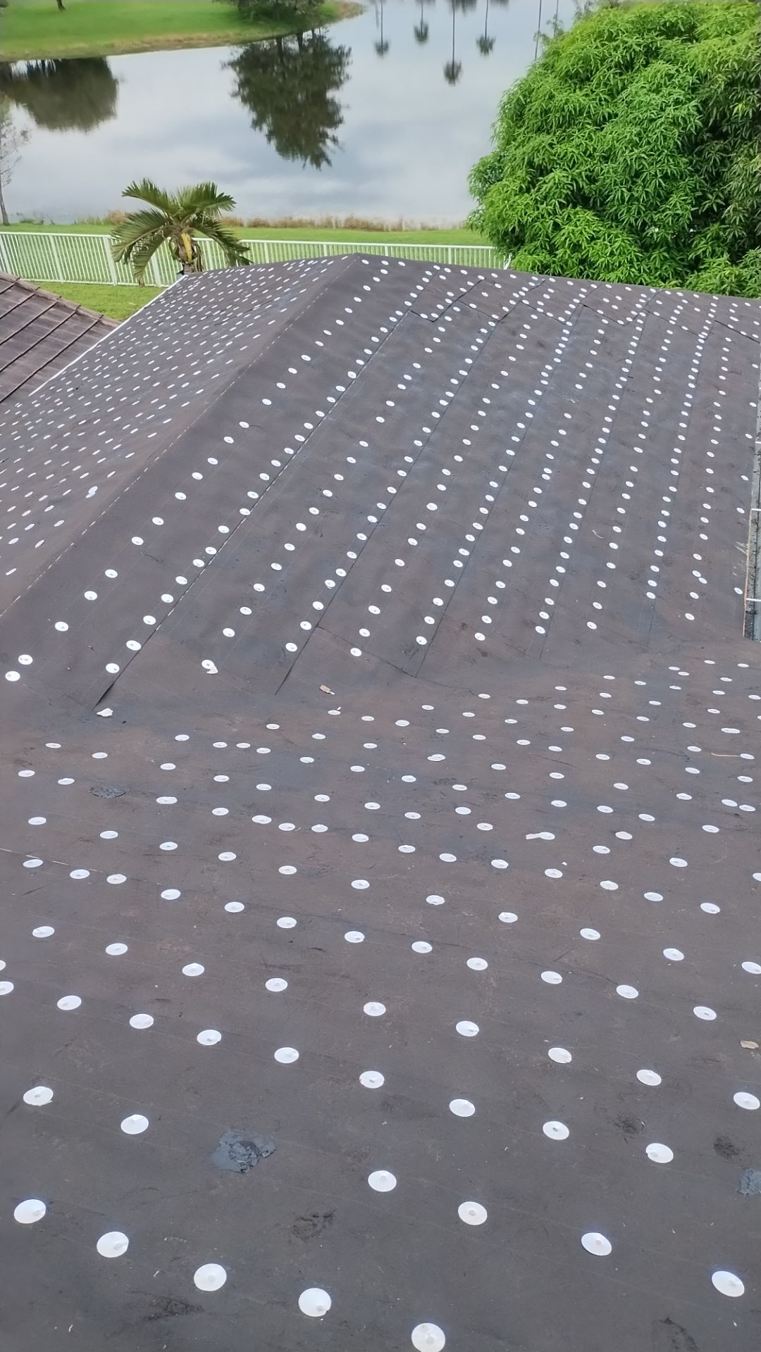 Residential Roofing Installation using 1" Nail strip metal roof by BLUES BROTHERS ROOFING