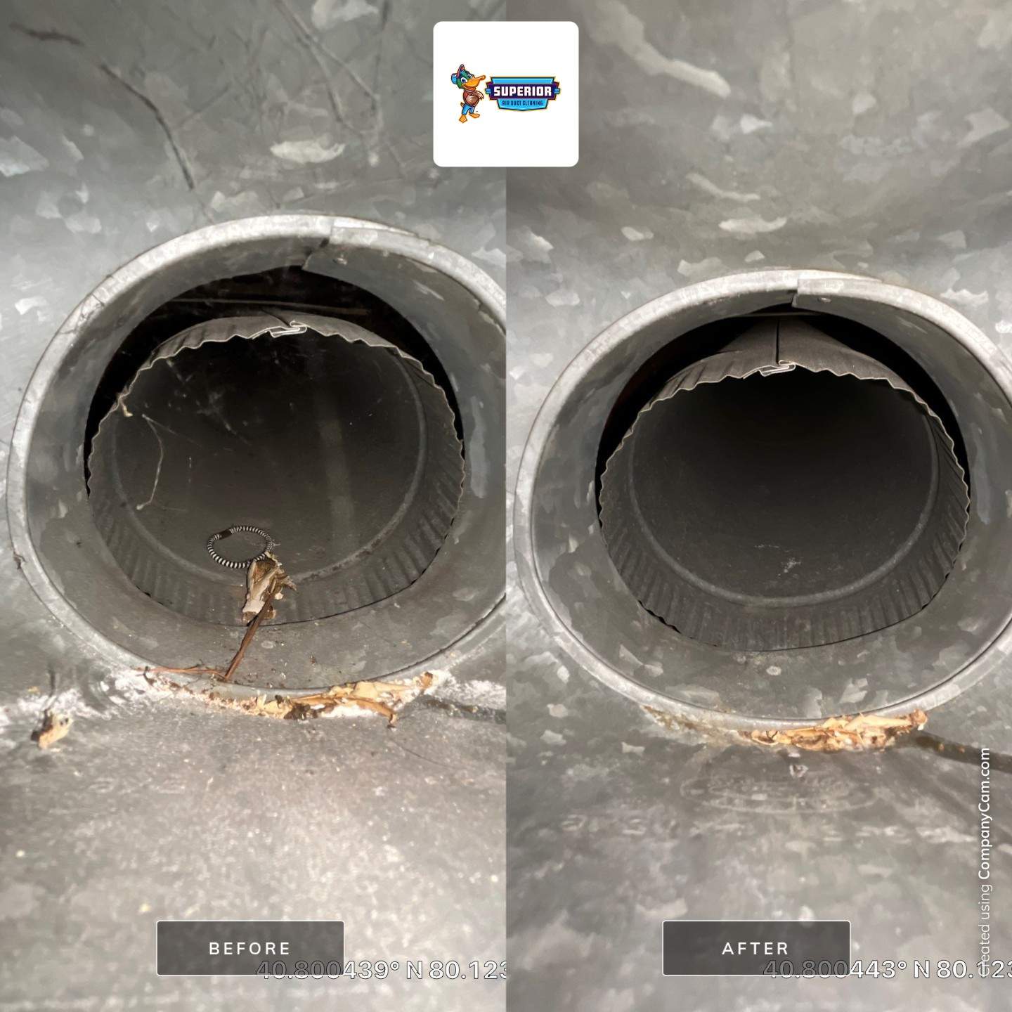 Air Duct Cleaning With a Vacuum Truck in Harmony, PA by Superior Air Duct Cleaning