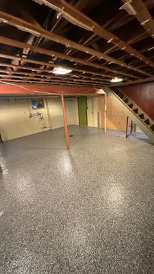 Basement + Garage Project in Pittsburgh