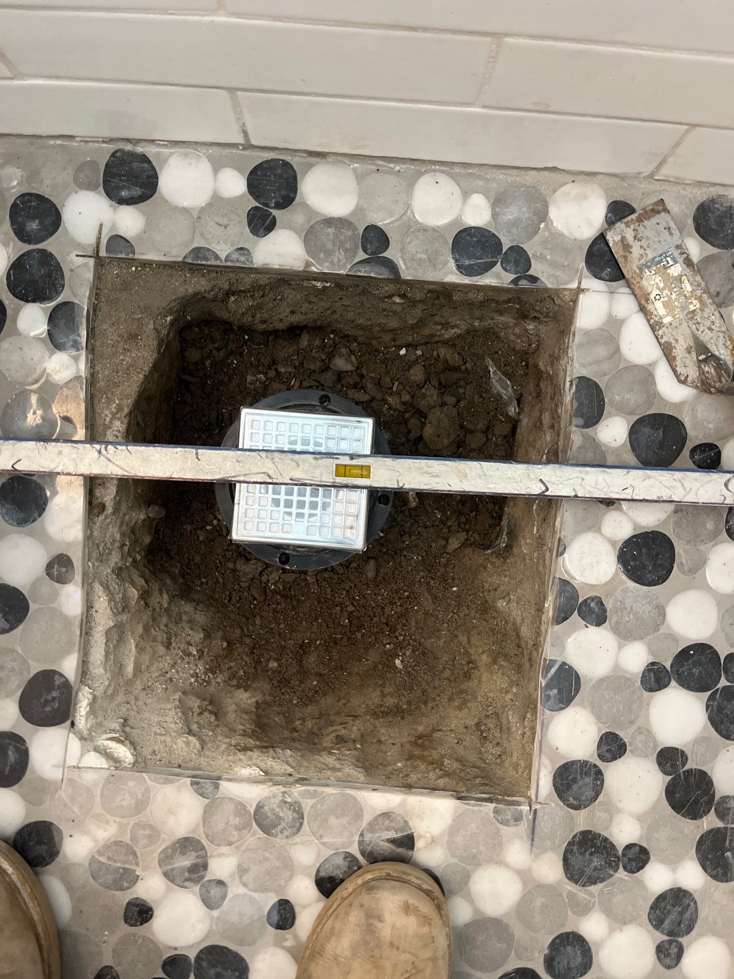 Piping and Draining for a Shower by Us Plumbing