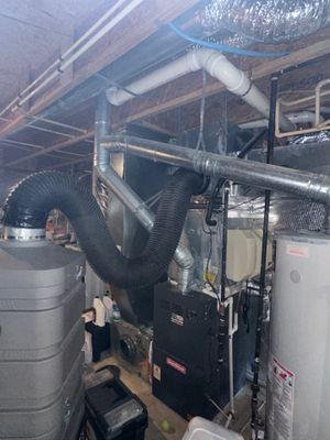 Duct Cleaning using Commercial vaccum