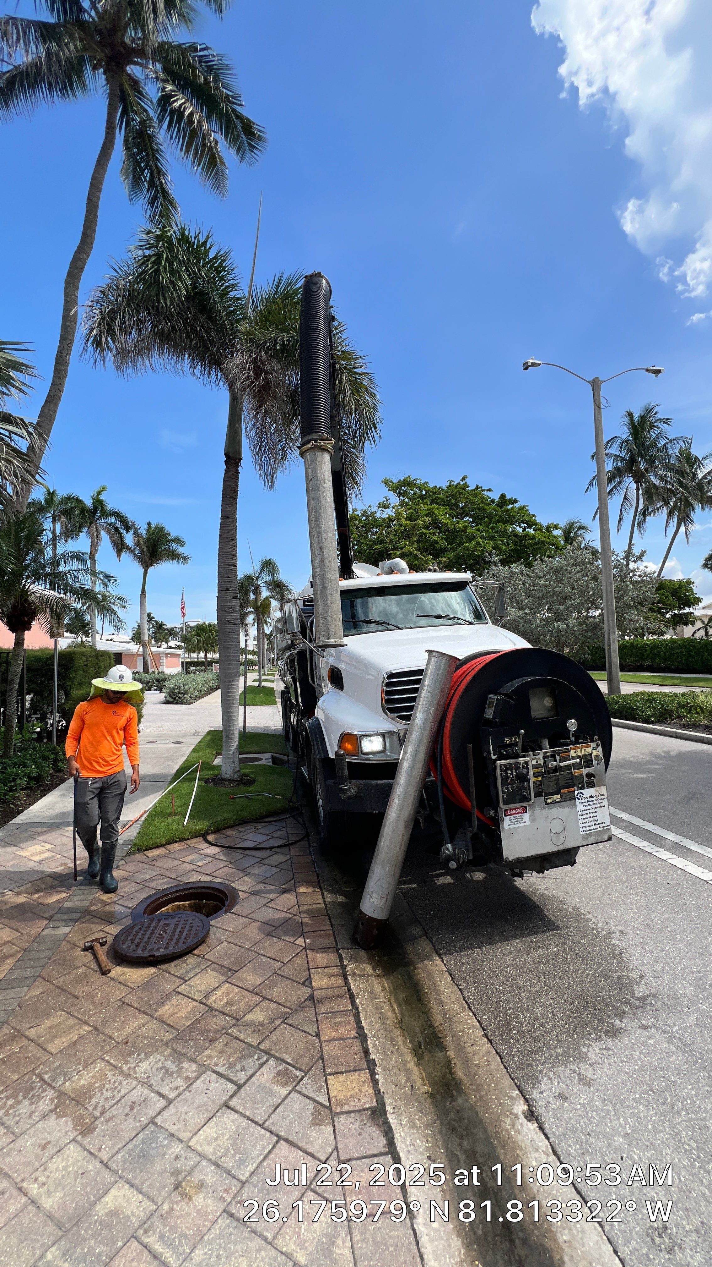 Naples Condo Complex Stormwater System Maintenance and Hurricane Cleanup by APS Power & Water