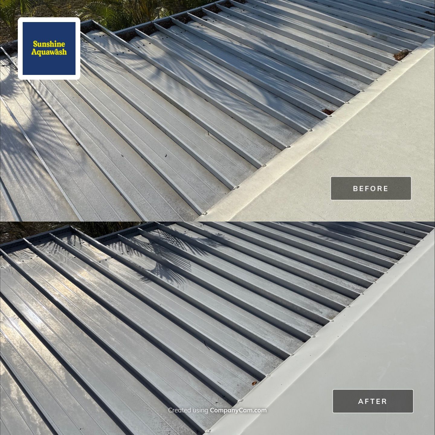 TPO Membrane & Metal Roof Cleaning + Gutter Cleaning in Fisherman’s Cove RV Park, Terra Ceia, FL | Sunshine AquaWash by Sunshine AquaWash