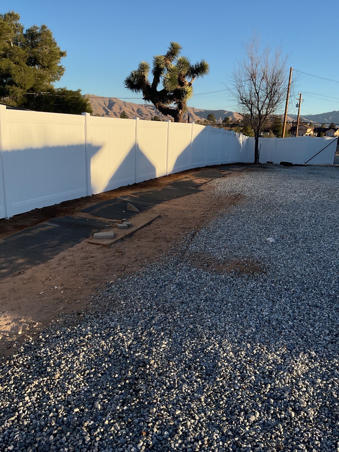 Replacement of old chain link fence by Fence Guys Inc. 