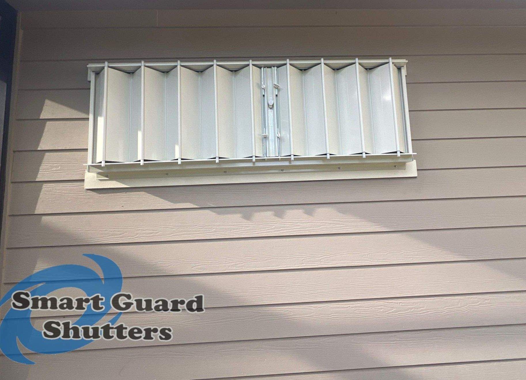 Hurricane Protection in Ivory by Smart Guard Shutters