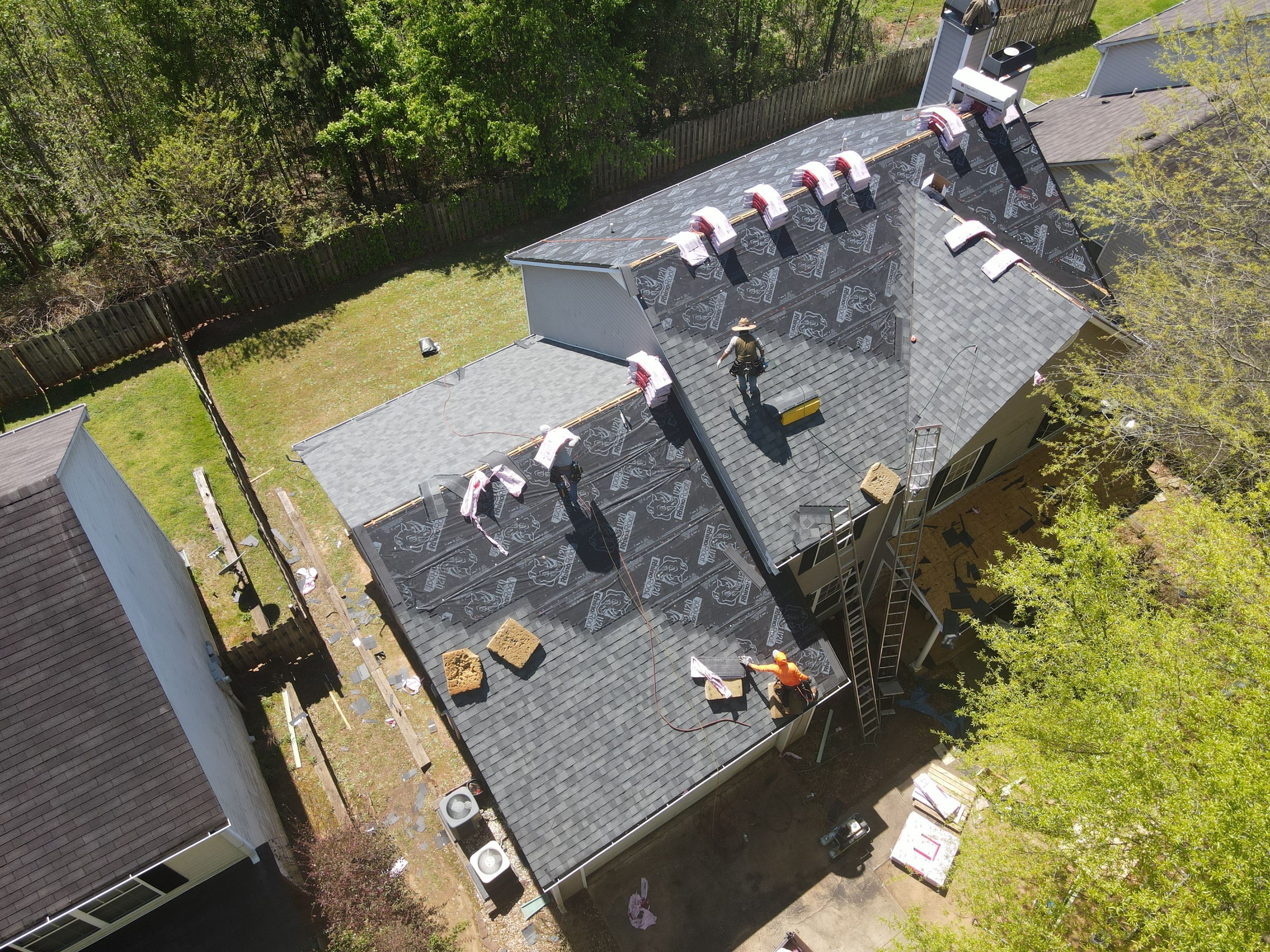 Residential Roofing Installation using Owens Corning by Inspector Roofing and Restoration
