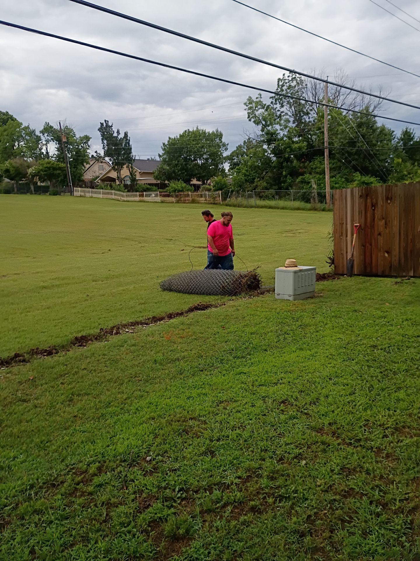 Custom Metal Fence Build by Clays Services Inc