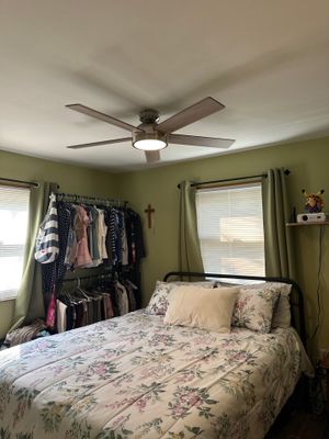 Bedroom Ceiling Fan Install 