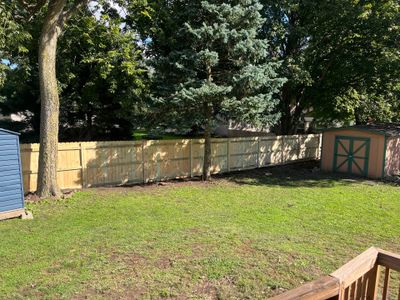 Pressure-Treated Wood Privacy Fence Installation in Waverly, Iowa
