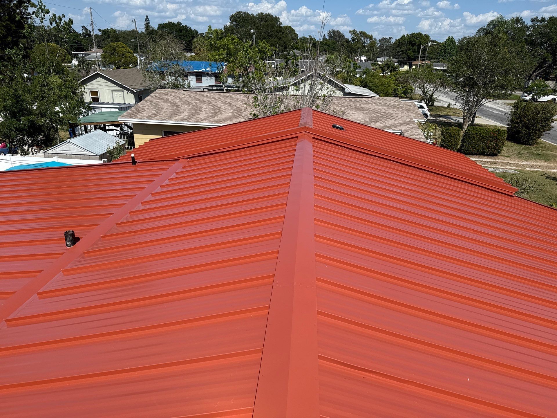 Terra Cotta Standing Seam by Reimagine Roofing