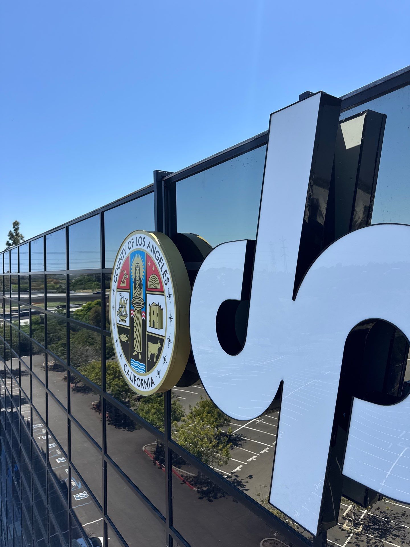 Project in Long Beach by Golden State Signs