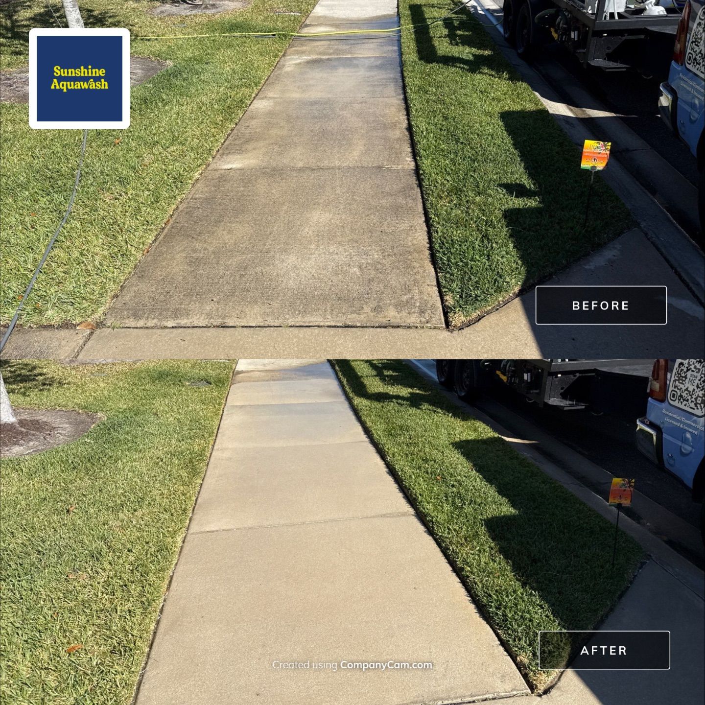 Painted Lanai Floor, Screen Enclosure, and Driveway Cleaning in Trevesta Community, Palmetto, FL by Sunshine AquaWash
