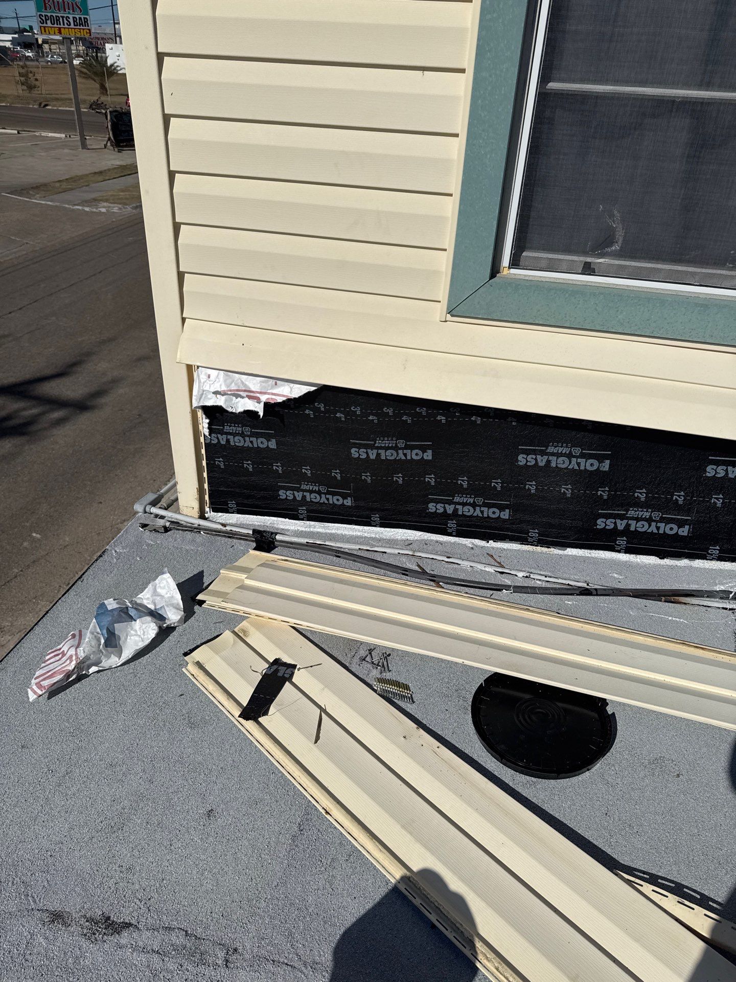 Mustang Island Flat Top by Bayfront Roofing and Construction