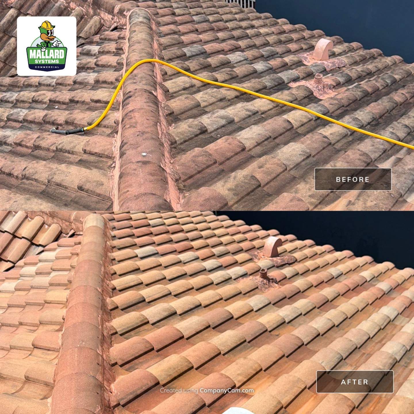 Residential Roof Cleaning in Kissimmee by Mallard Systems