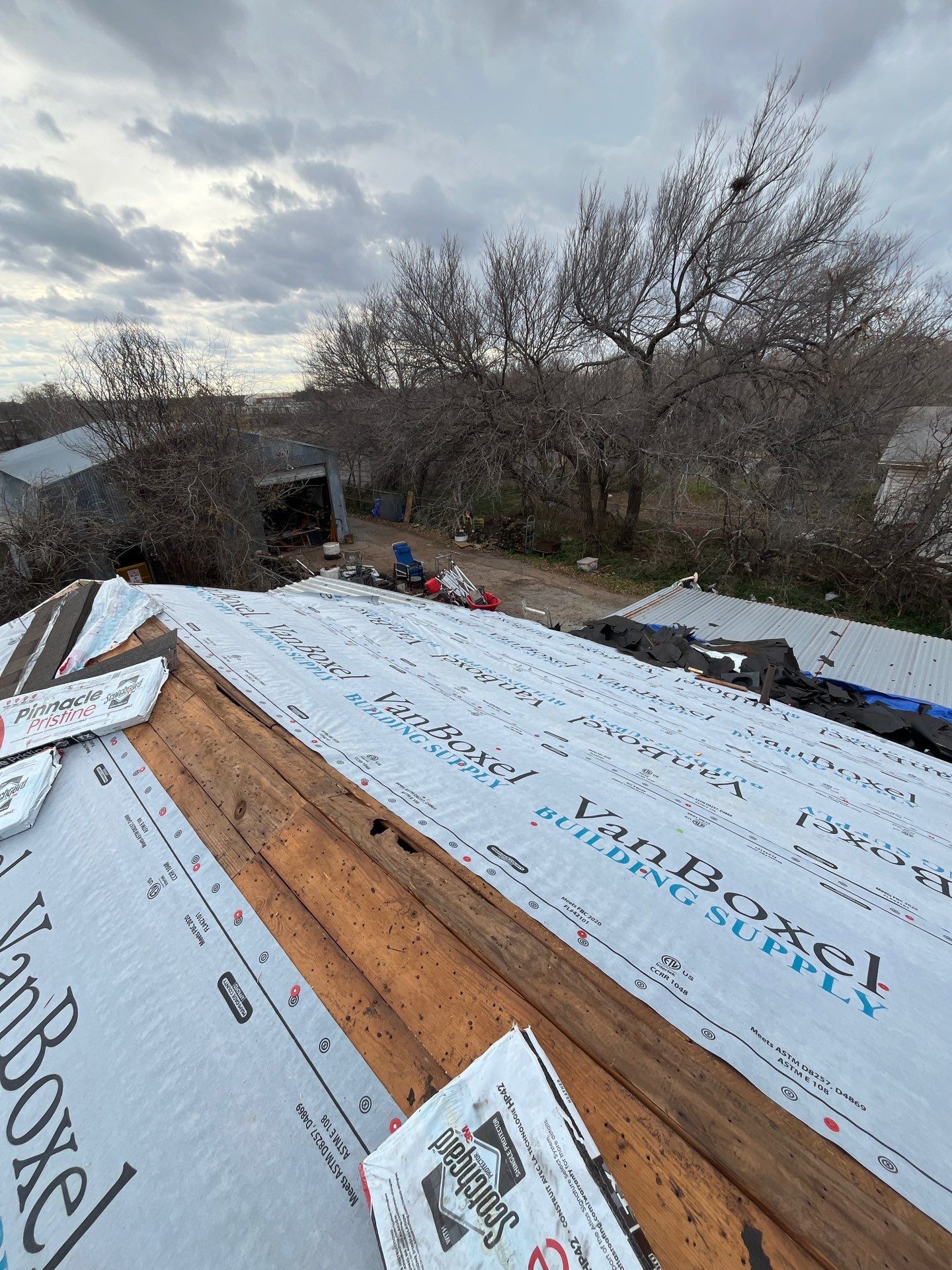 Reroof After Hail Storm -Atlas Pinnacle  by Berry Good Roofing 