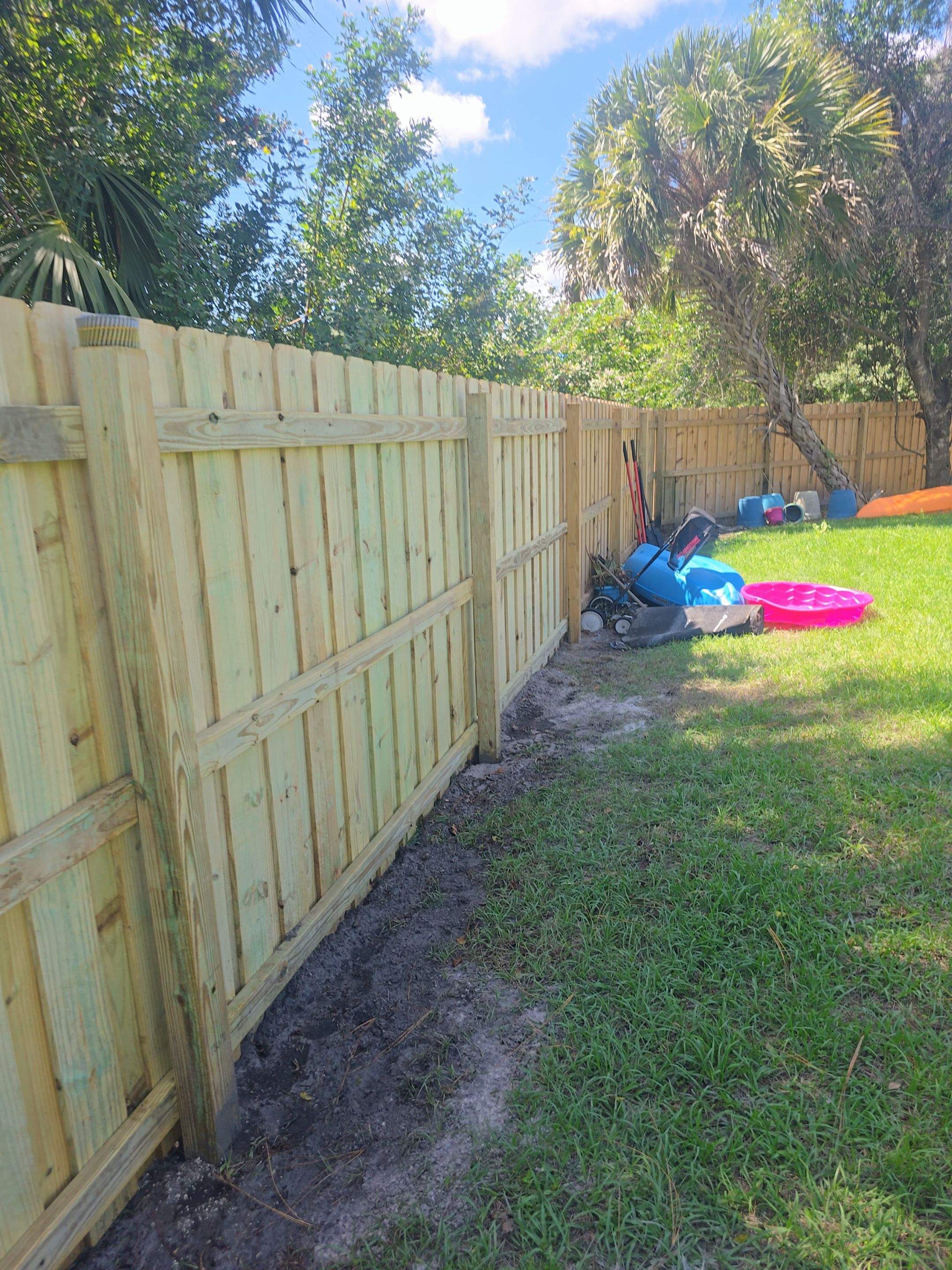Wood Install in North Port by True Fence LLC