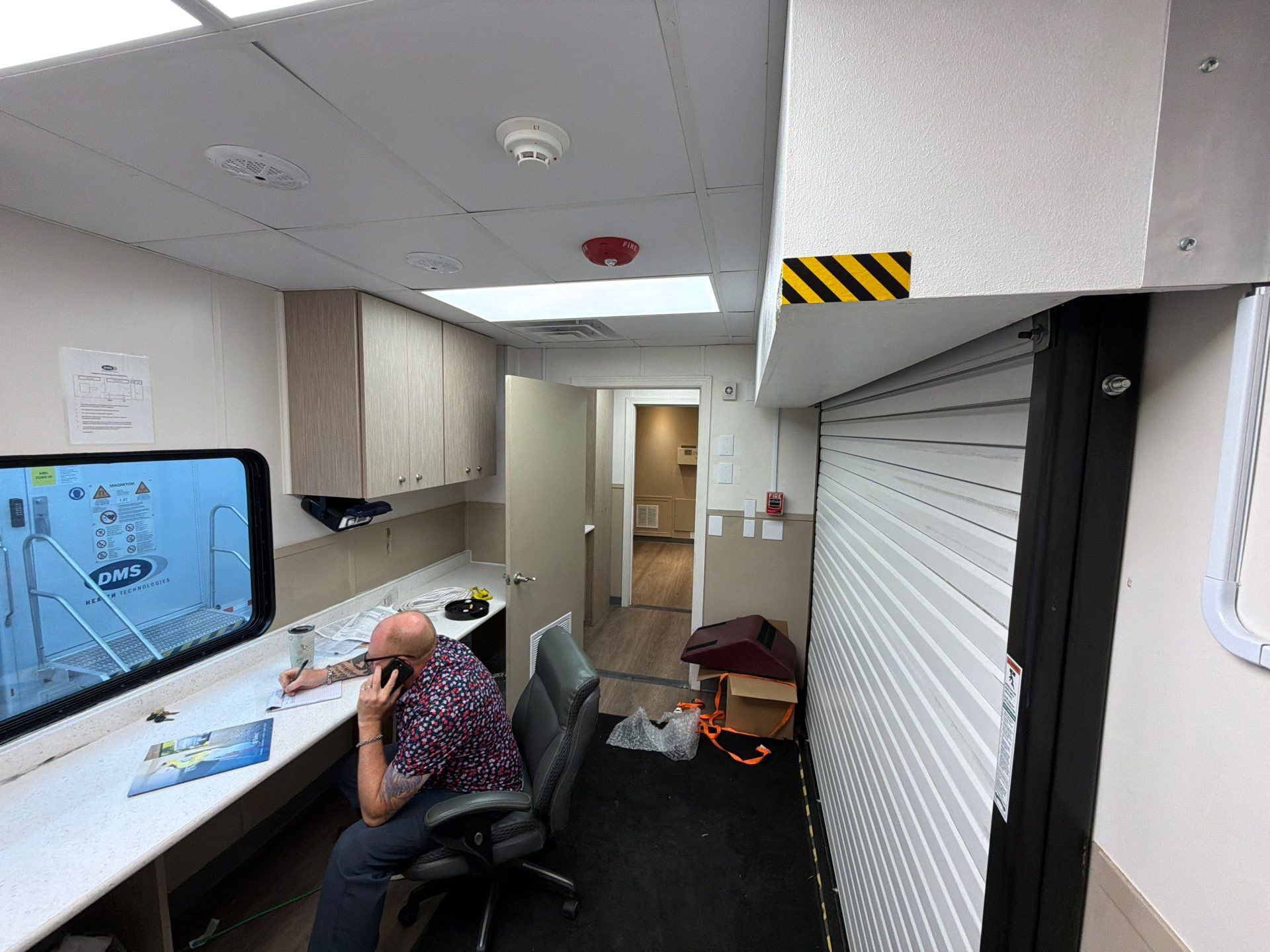 Interior for Mobile Medical Imaging Unit by Select Painting, Coatings & Garage Cabinets