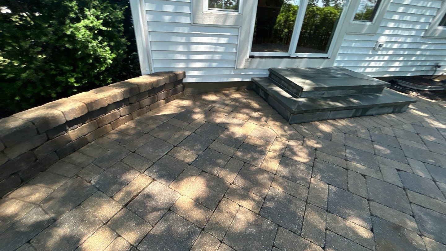 Brick paver clean, sand and seal.  using Surebond SB-1300 by Northern Power Washing LLC.