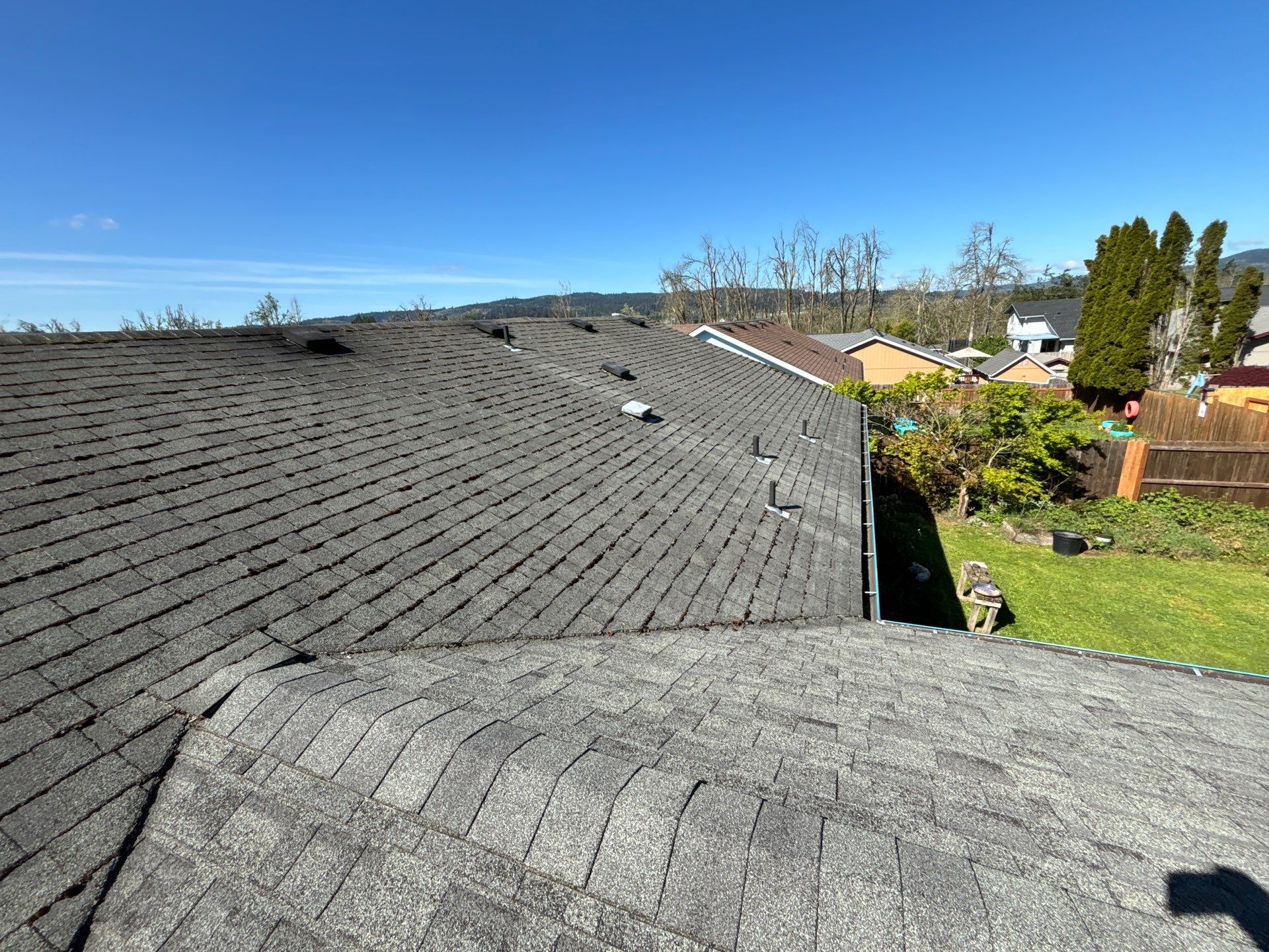 Residential Reroof using Owens Corning Duration Shingles in Sierra Gray. by BEST Roofing & Waterproofing
