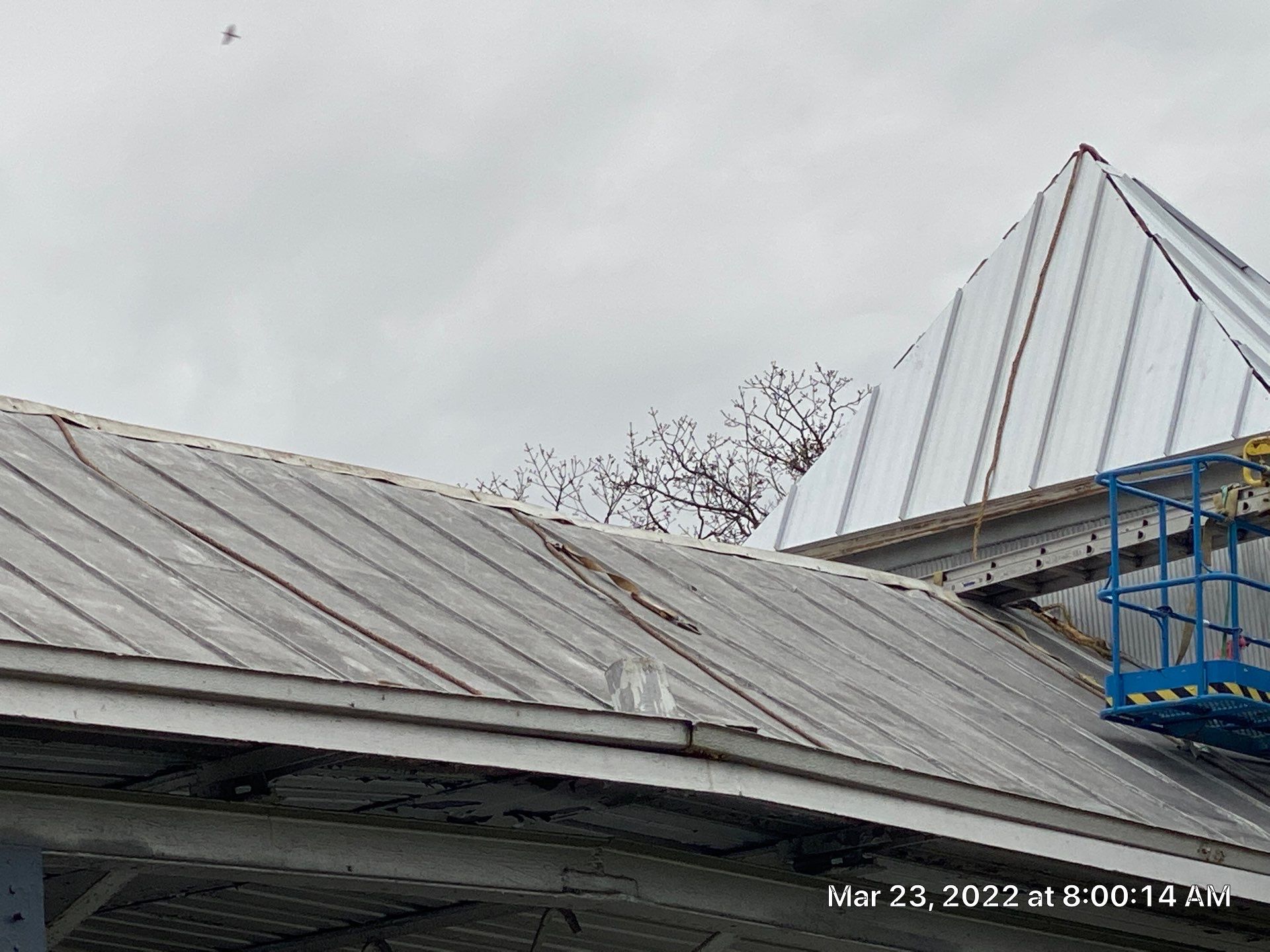 Primitive Baptist Church using Standing Seam Metal by Just In Time Roofing and Restoration