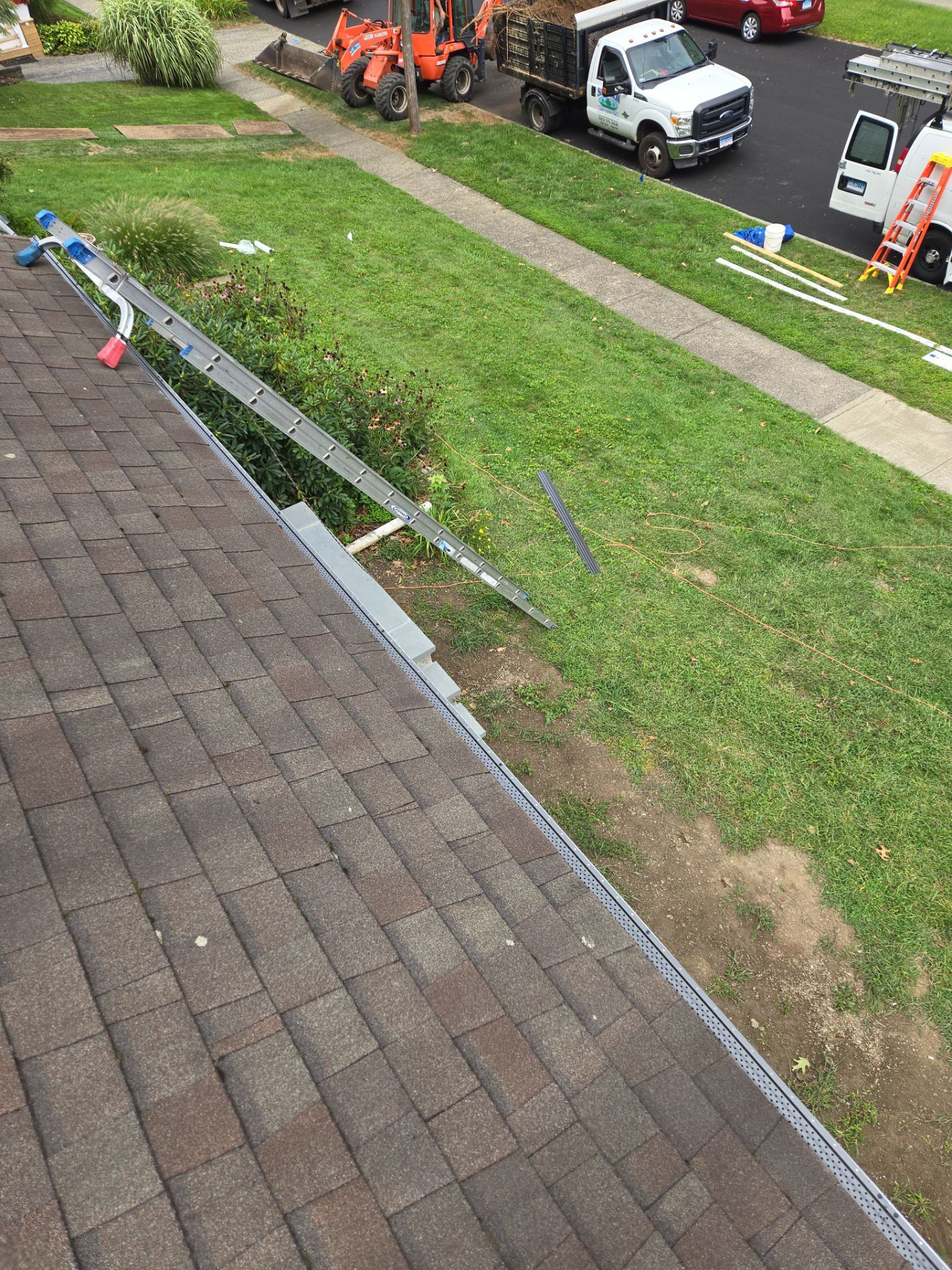 Siding Installation using CertainTeed Monogram Vinyl Siding - D4 - Granite Gray by A Plus Exterior