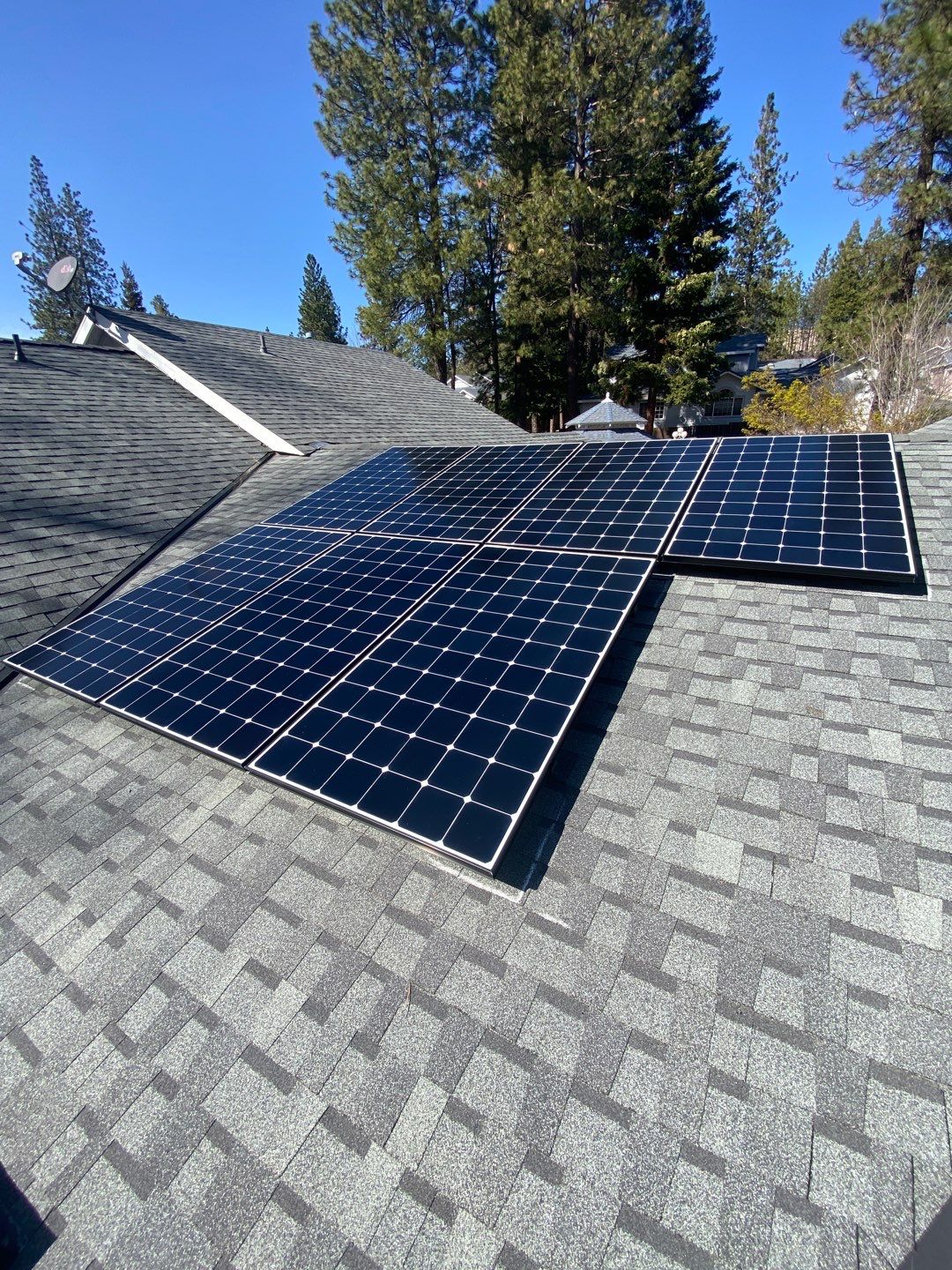 Attic Insulation, Roofing, and Solar for this in-town home by Byers Enterprises 