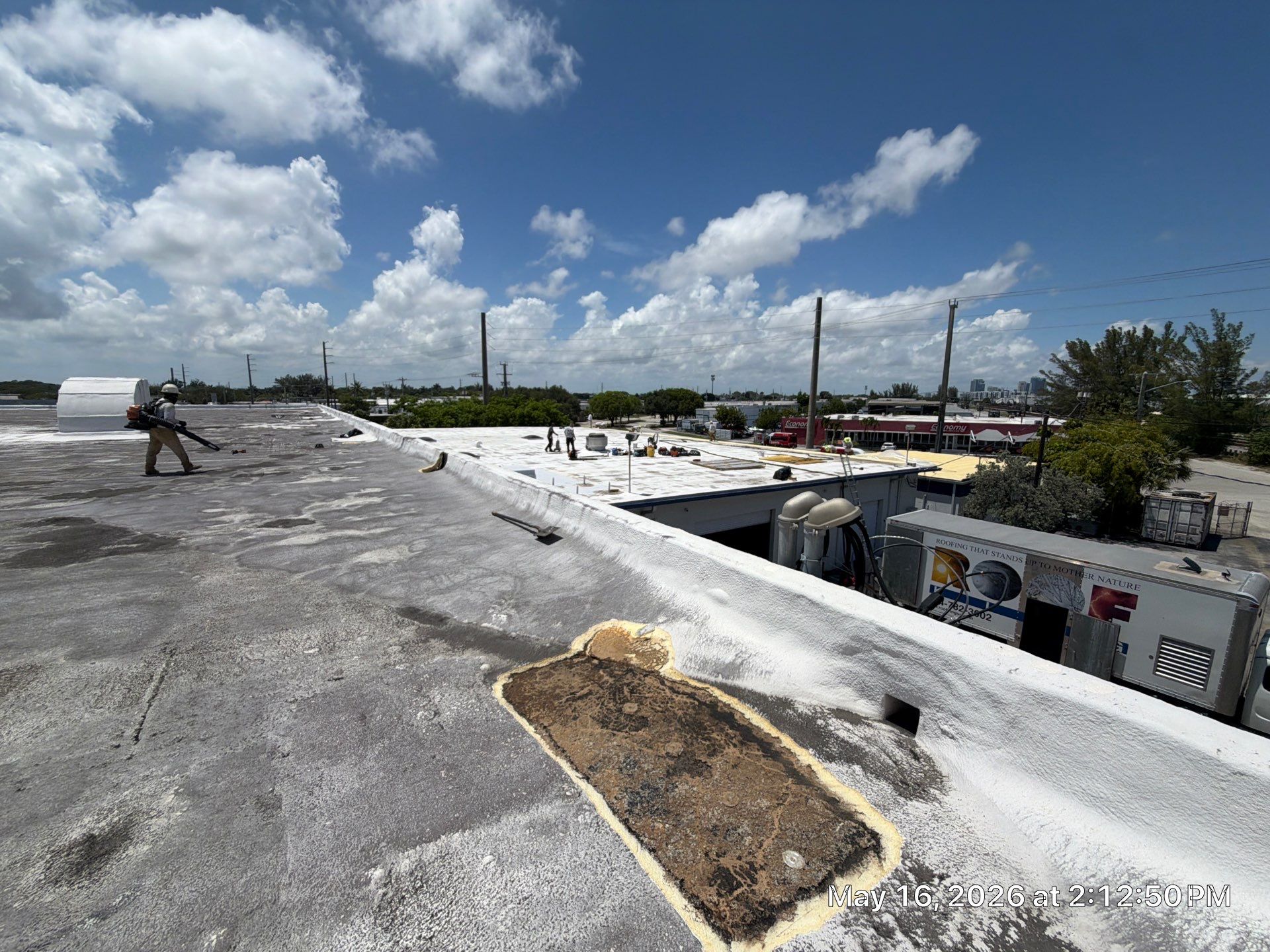 Fort Lauderdale Commercial Roof Restoration and Reflective Coating Installation by Roof King LLC