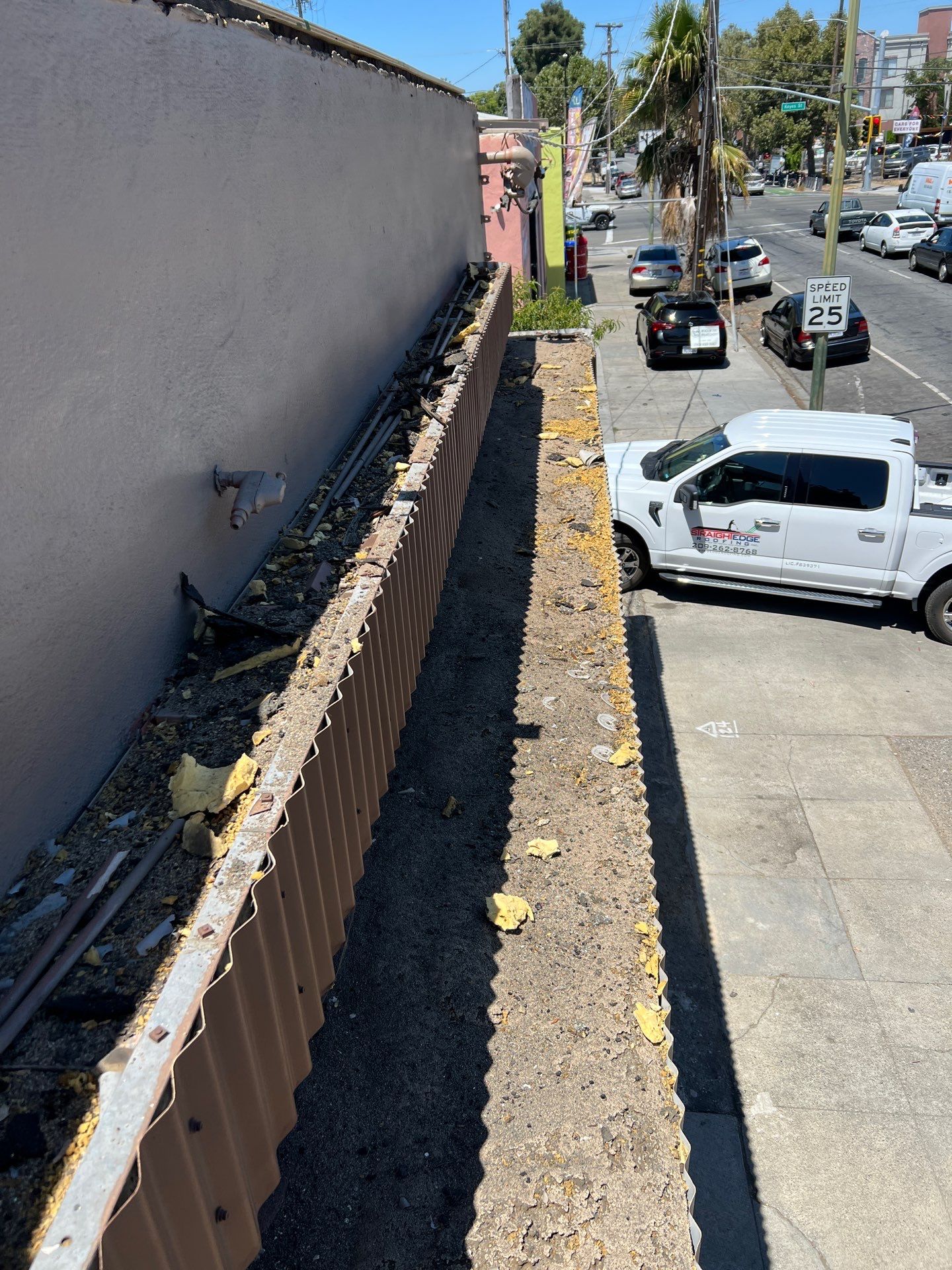 Foam Refurbish using Conklin Benchmark/PUMA XL coatings and spray foam by Straight Edge Roofing Inc