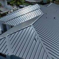 .032 Aluminum 1.5" Mechanical Seam Dove Gray by Total Roofing System The Metal Roof Experts