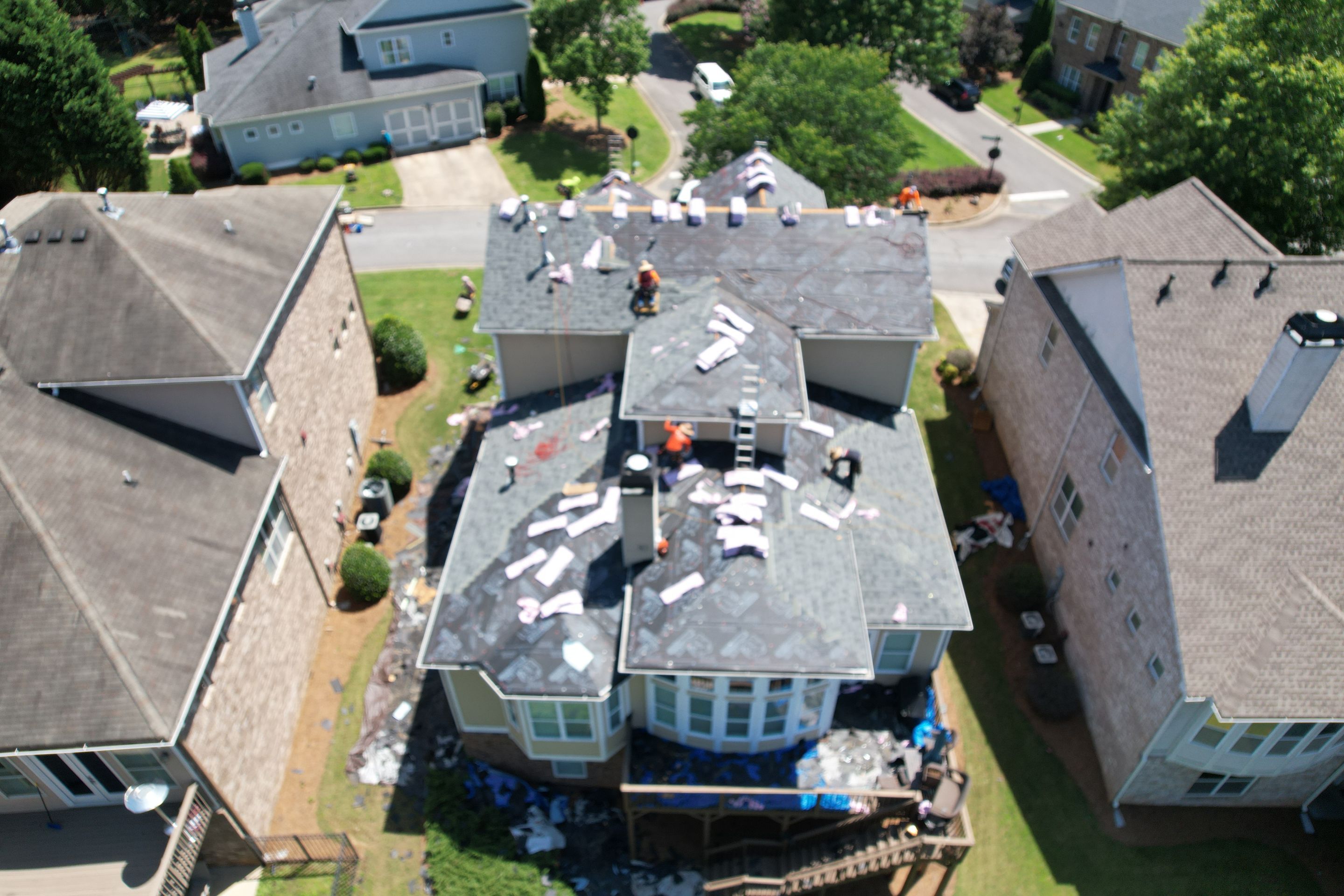 Residential Roofing Installation using Owens Corning by Inspector Roofing and Restoration