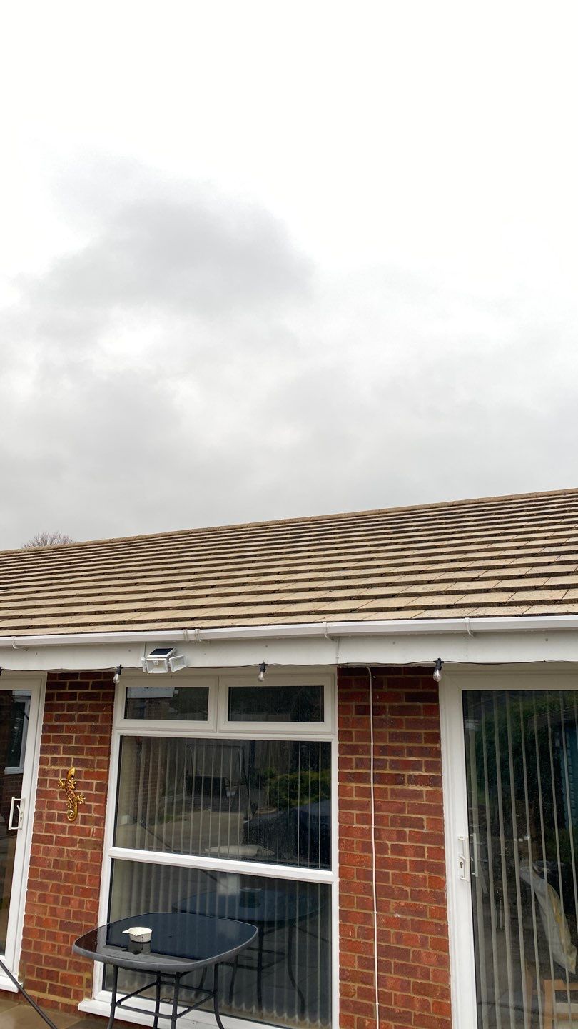 Roof Clean using Honda 15lpm Low Pressure Washing Machine by Ges Exterior Cleaning ltd
