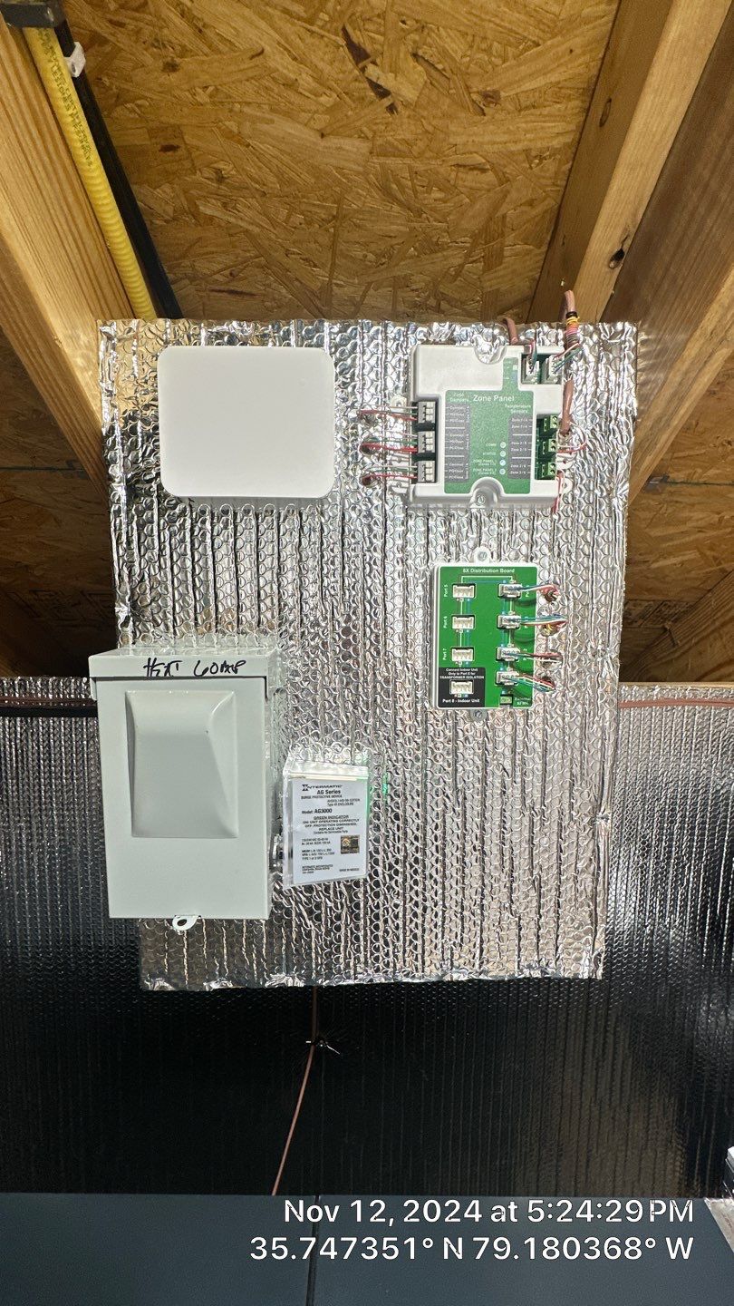 Trane XV20i Split Heat Pump Install  by Nick's Mechanical LLC.