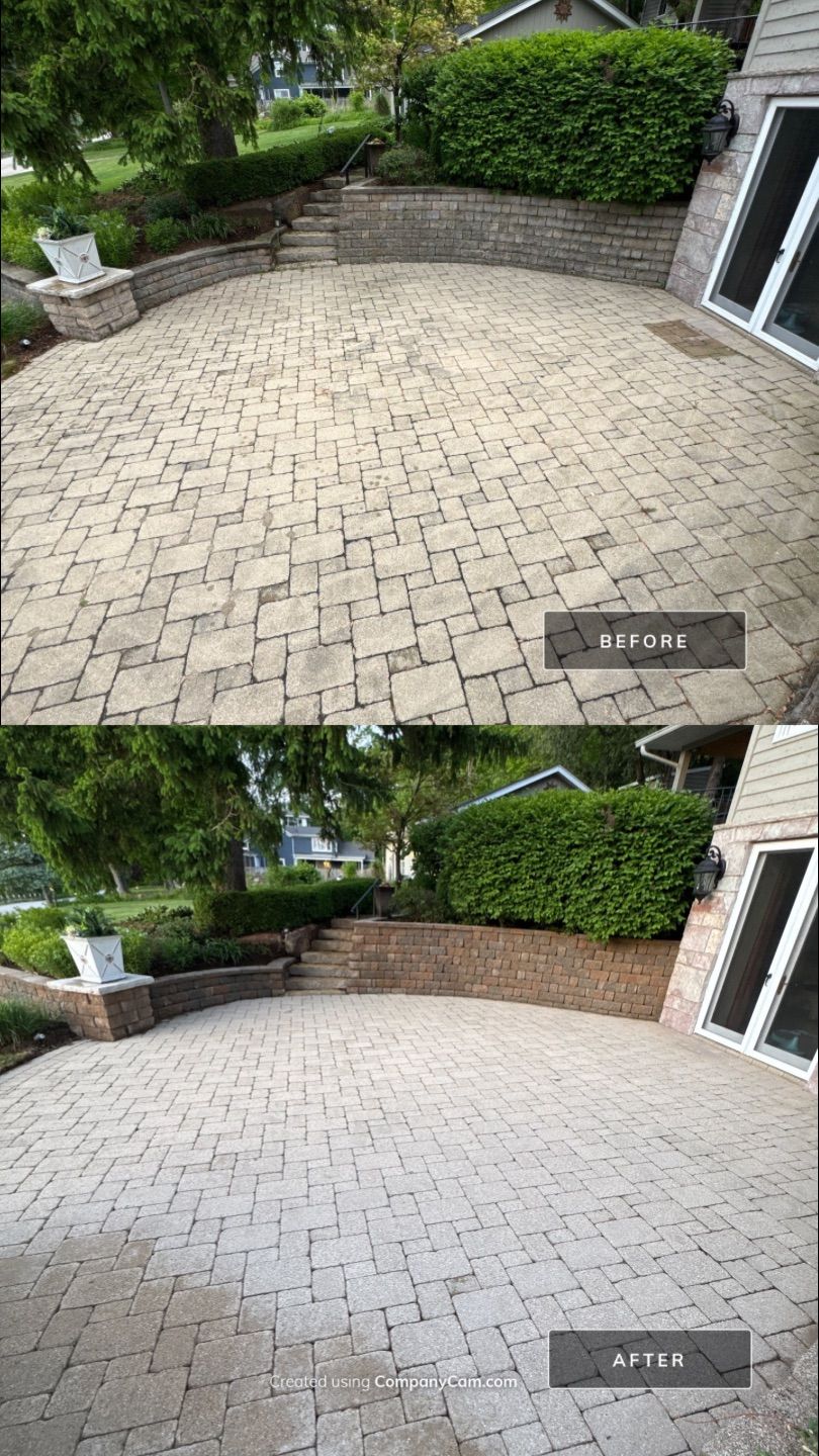 Project in Algonquin by Simmons Power & Soft Washing