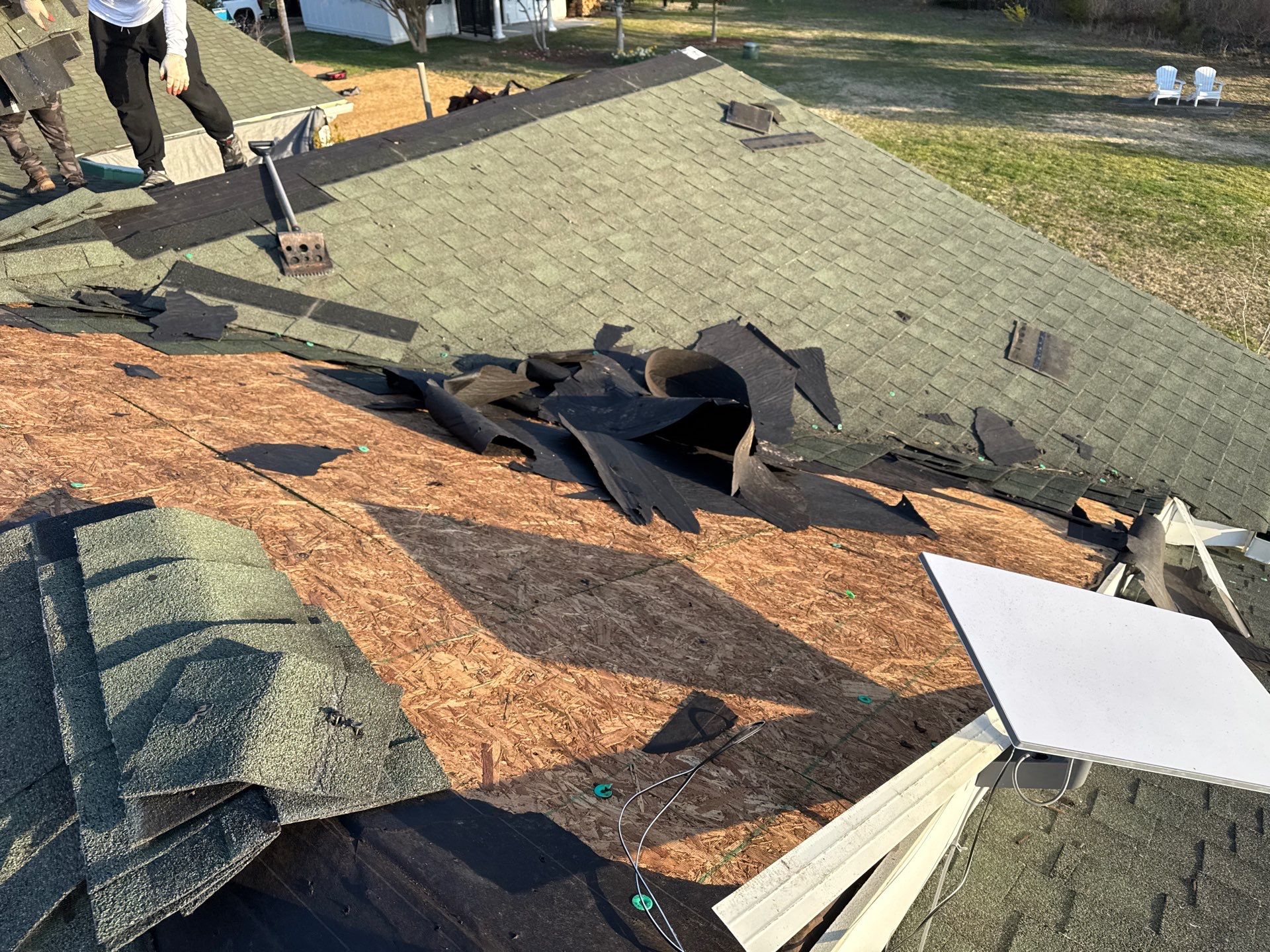 Roof Replacement in White Stone by Cade Construction