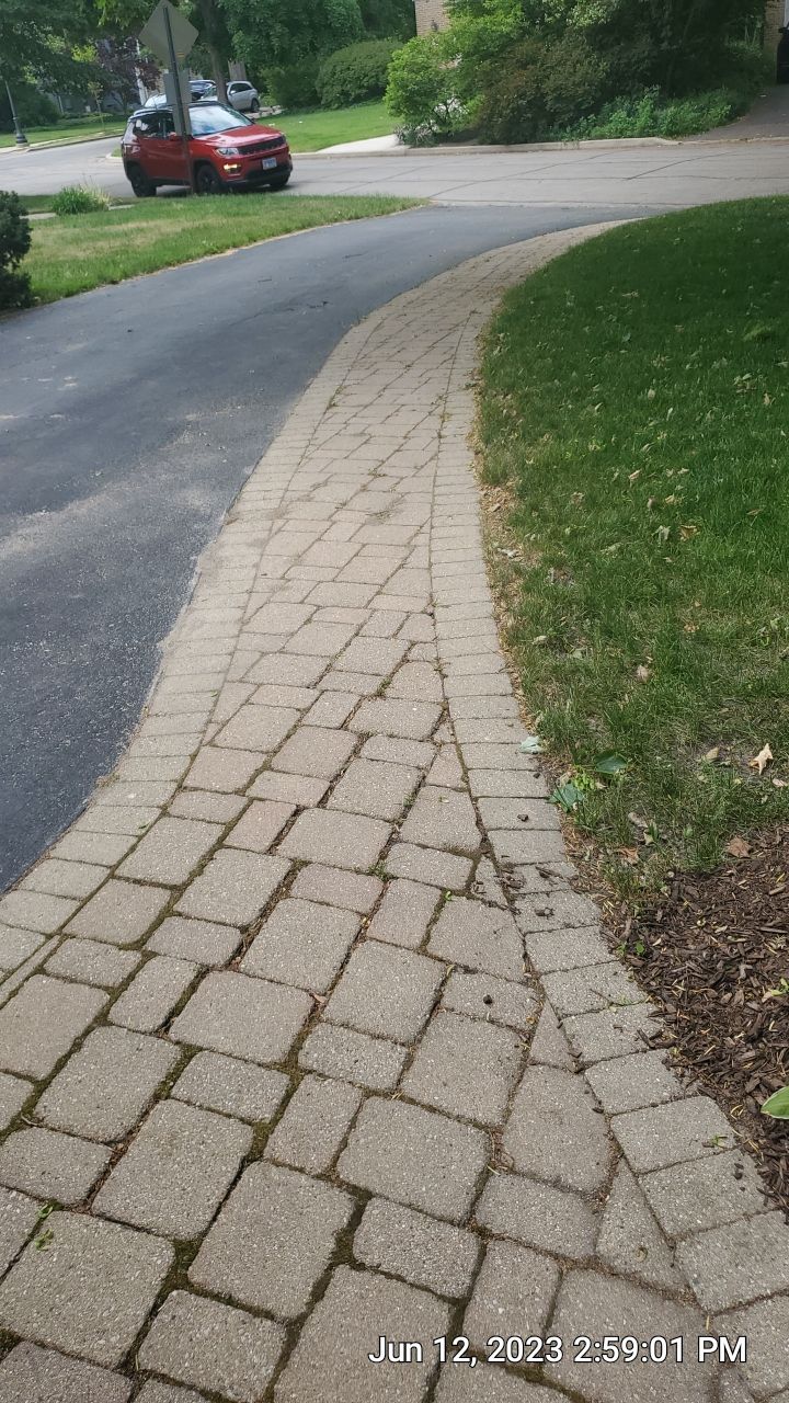 brick paver repair, clean and seal using Surebond SB-1300 by Northern Power Washing LLC.