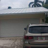 .032 Aluminum 1.5" Mechanical Seam Regal White  by Total Roofing System The Metal Roof Experts
