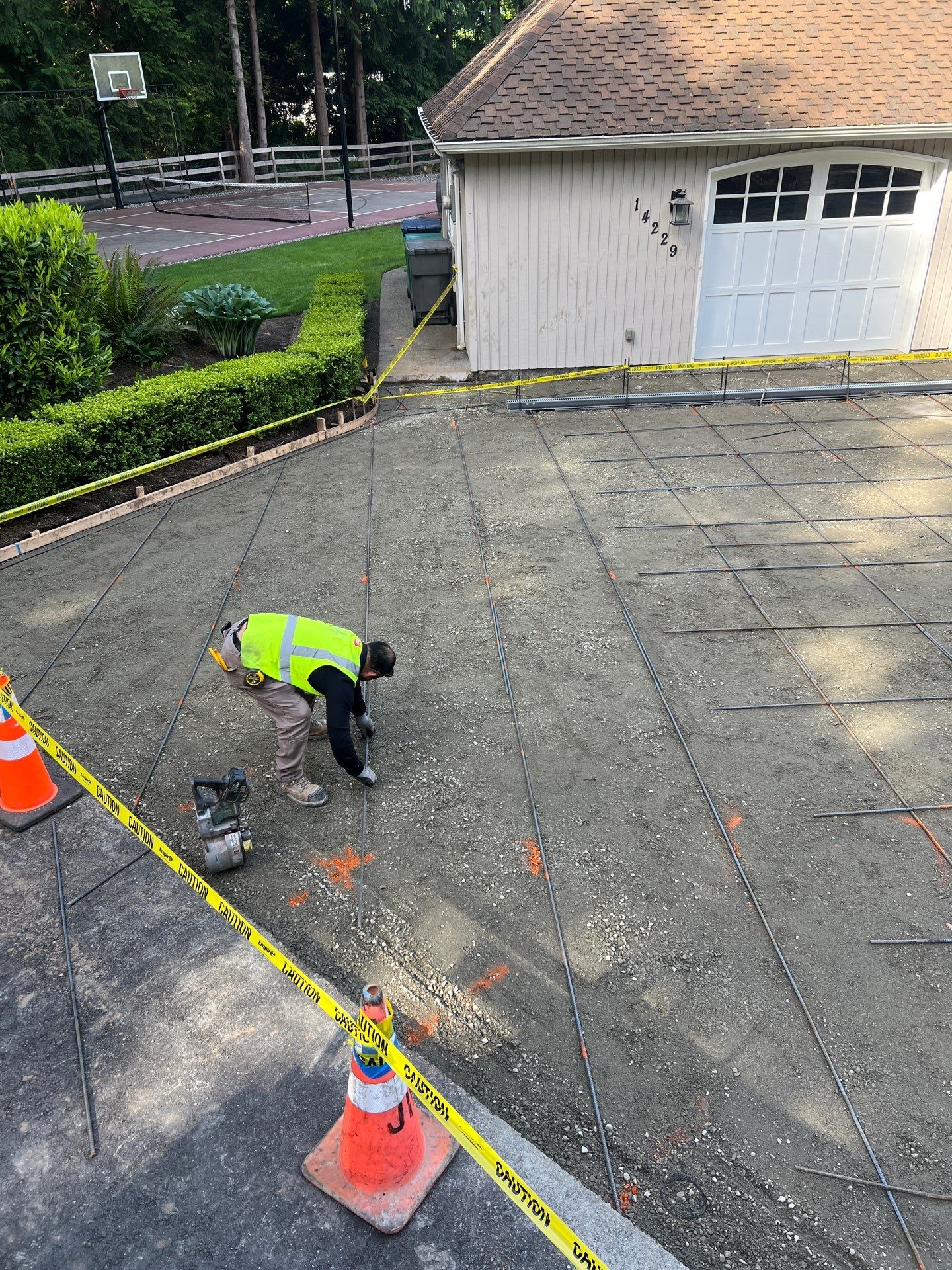 Stamped Concrete Driveway Renovation | Woodinville  by Jireh Asphalt & Concrete Inc 