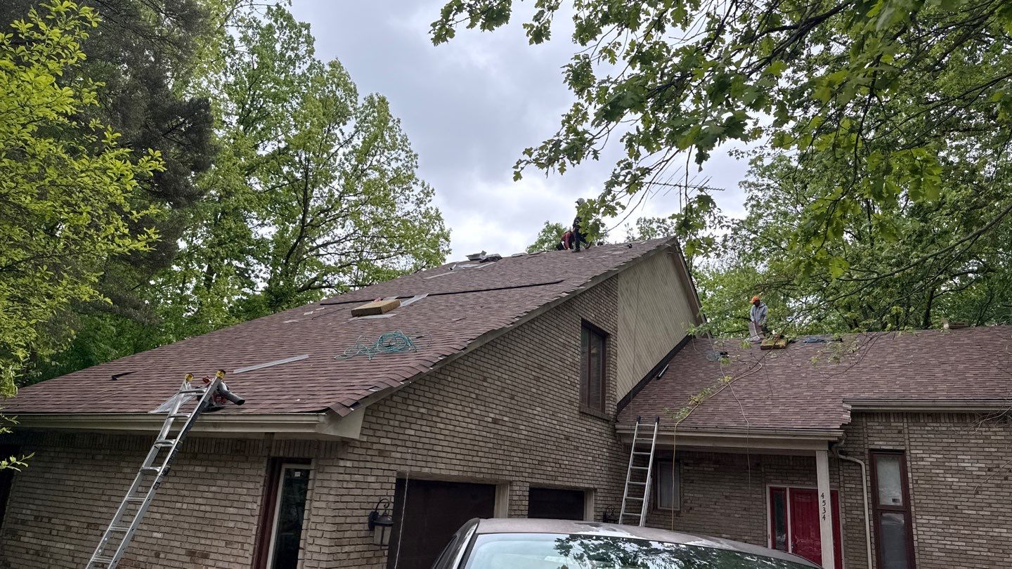 Roof Replacement using Owens Corning Desert Rose by 180 Contractors