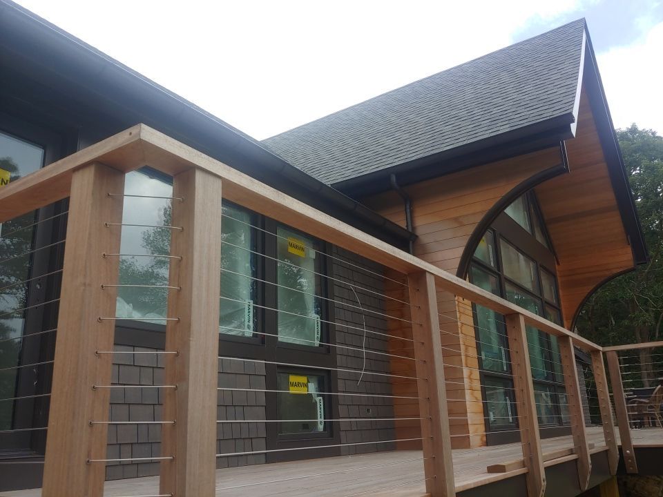 Gutter Installation using Half Round Aluminum Gutter in Brewster, MA by Gutter Pro Enterprises
