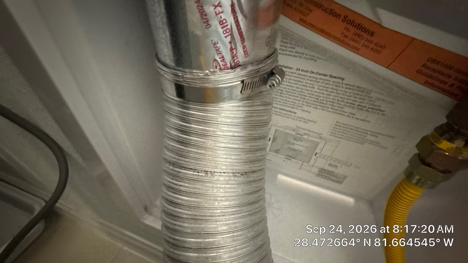 Dryer Exhaust Inspection & Roof Access in Clermont by Hygienic Air, Inc